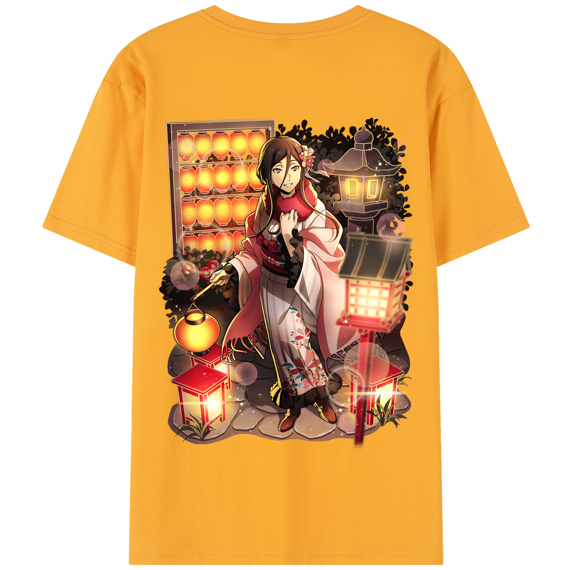 （画像用） 文豪ストレイドッグス Bungo Stray Dogs 綿100％半袖Tシャツ（背面プリント）