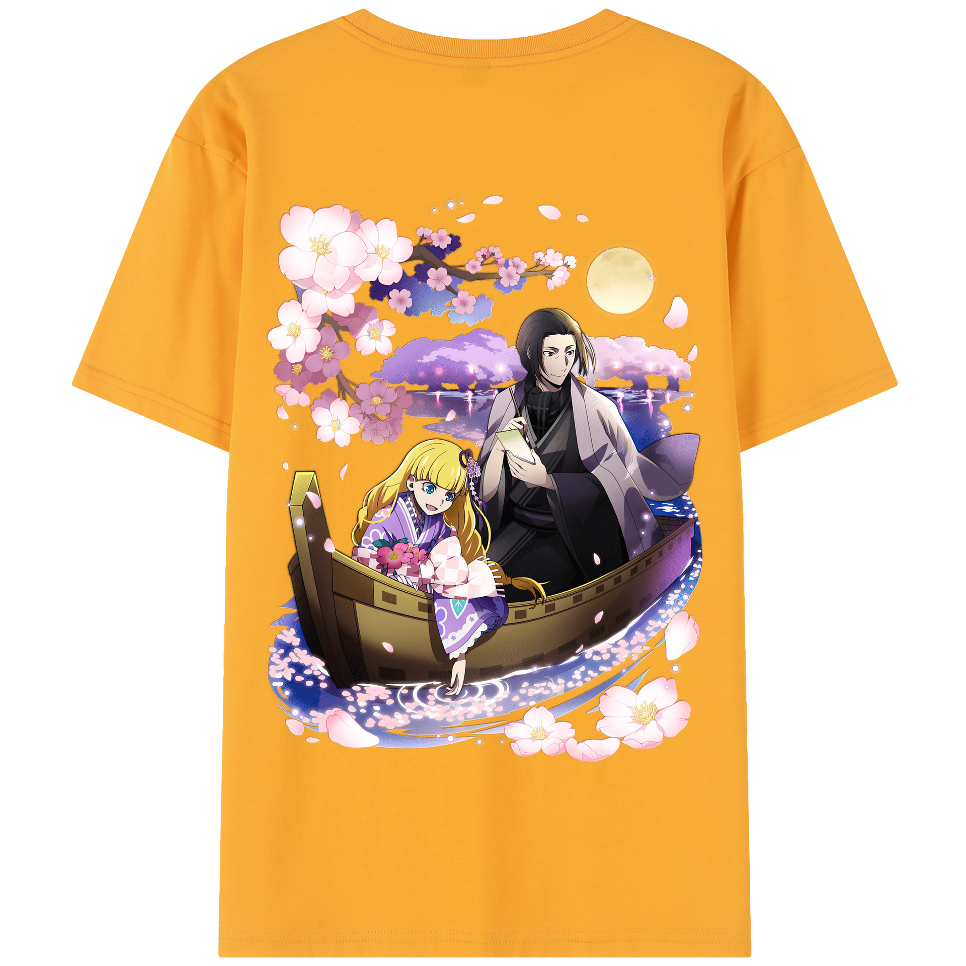 （画像用） 文豪ストレイドッグス Bungo Stray Dogs 綿100％半袖Tシャツ（背面プリント）