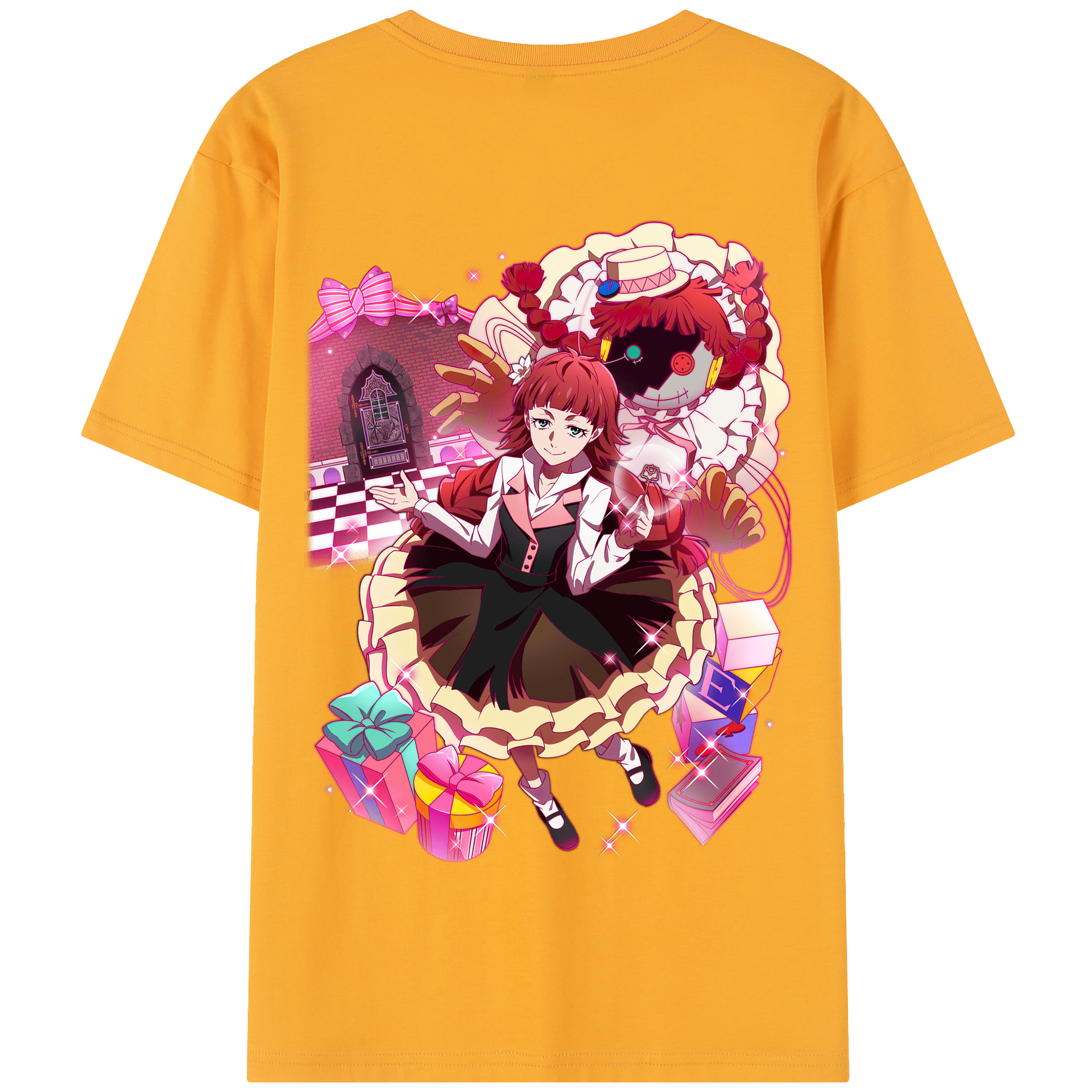 （画像用） 文豪ストレイドッグス Bungo Stray Dogs 綿100％半袖Tシャツ（背面プリント）