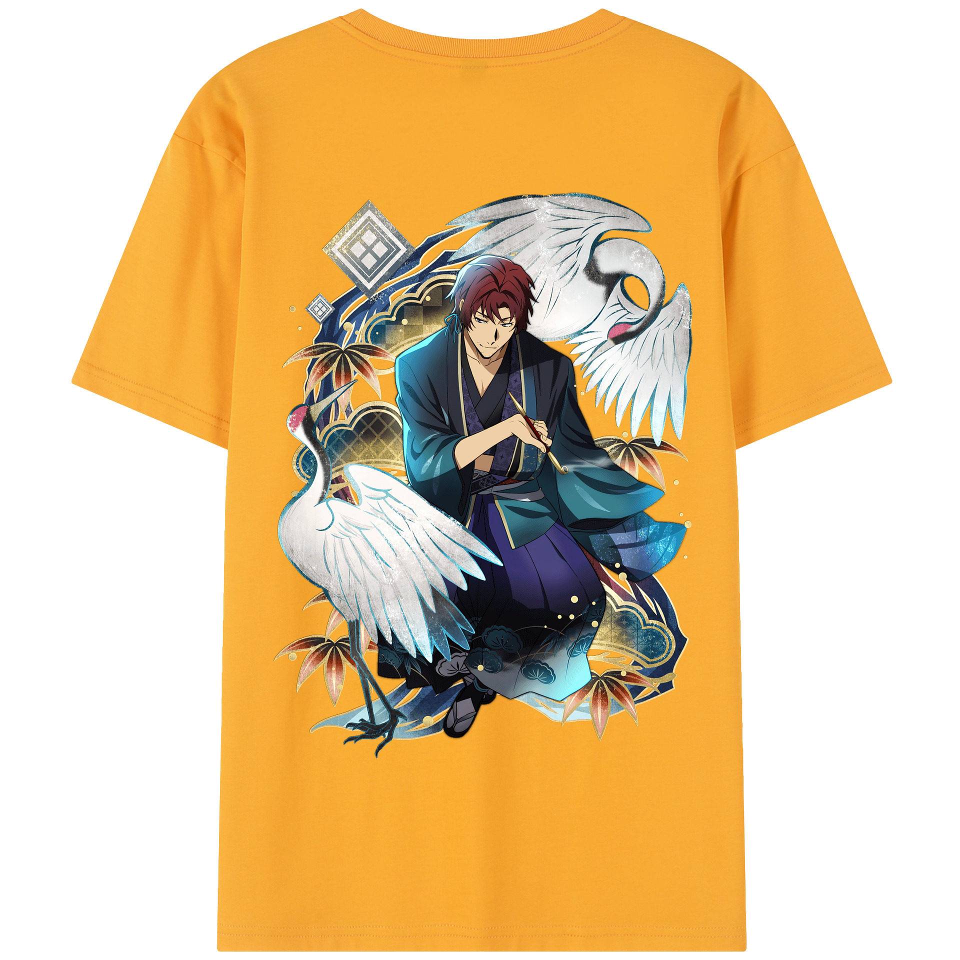 （画像用） 文豪ストレイドッグス Bungo Stray Dogs 綿100％半袖Tシャツ（背面プリント）