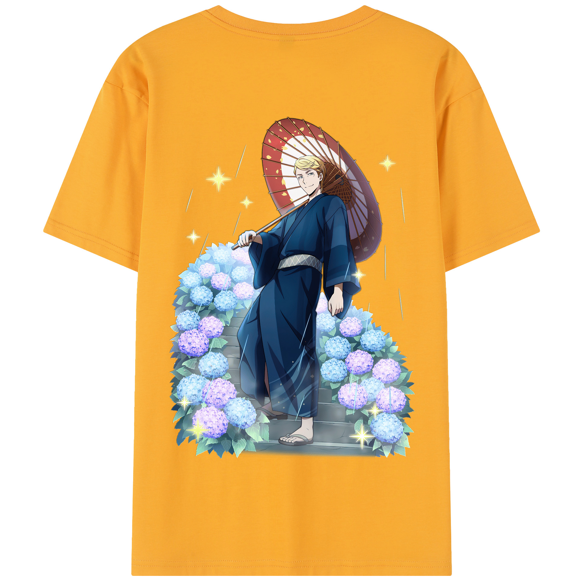 （画像用） 文豪ストレイドッグス Bungo Stray Dogs 綿100％半袖Tシャツ（背面プリント）