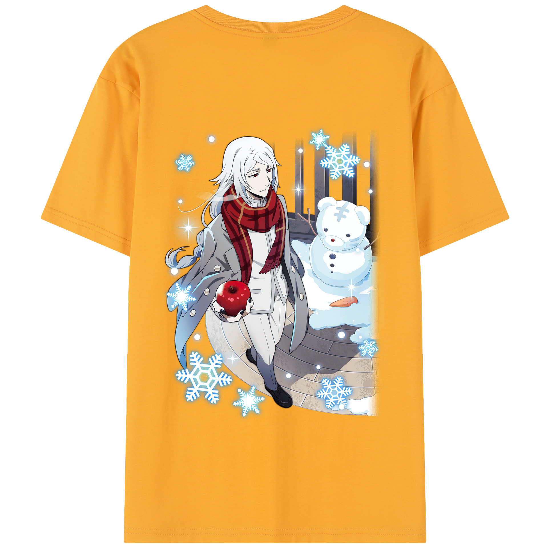 （画像用） 文豪ストレイドッグス Bungo Stray Dogs 綿100％半袖Tシャツ（背面プリント）