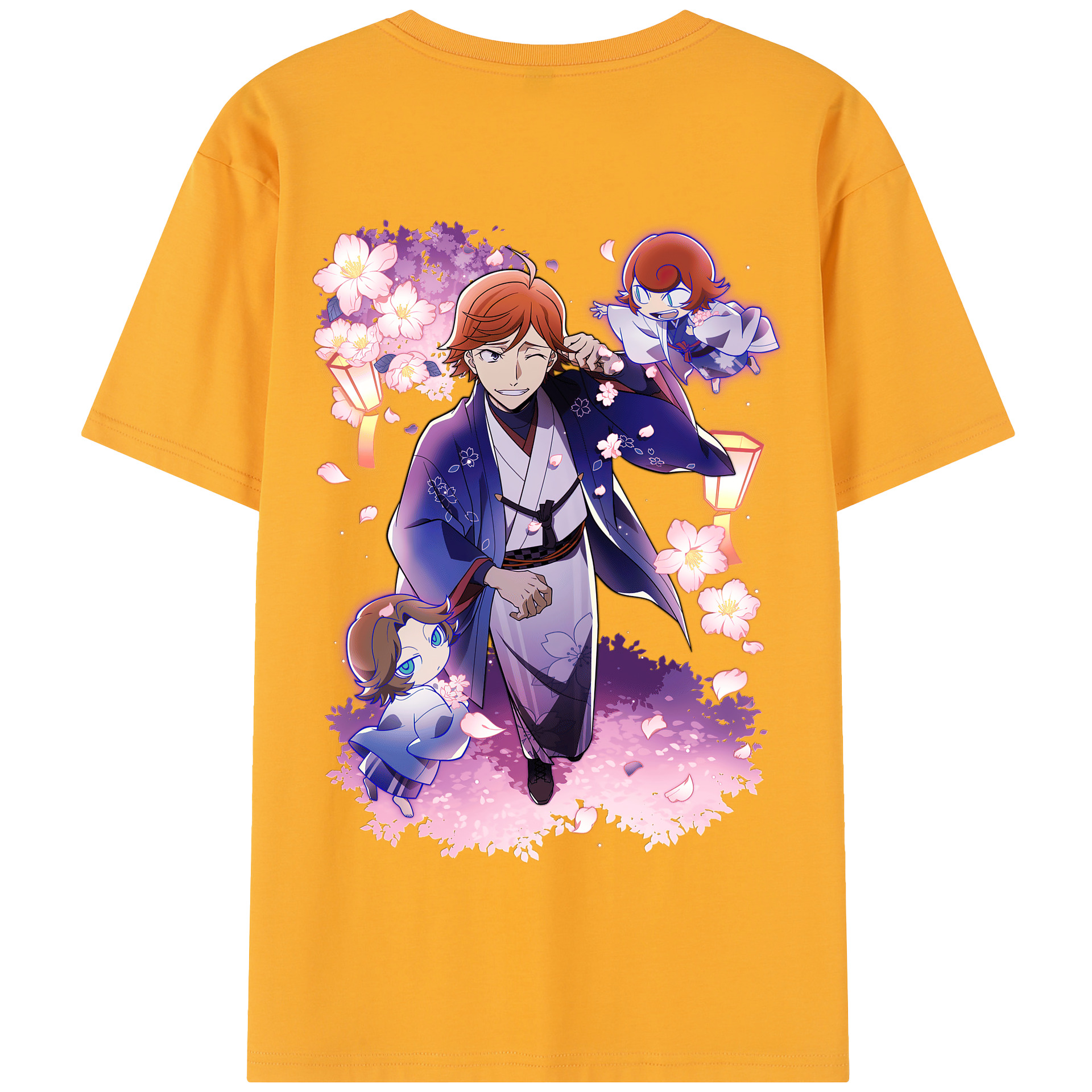 （画像用） 文豪ストレイドッグス Bungo Stray Dogs 綿100％半袖Tシャツ（背面プリント）