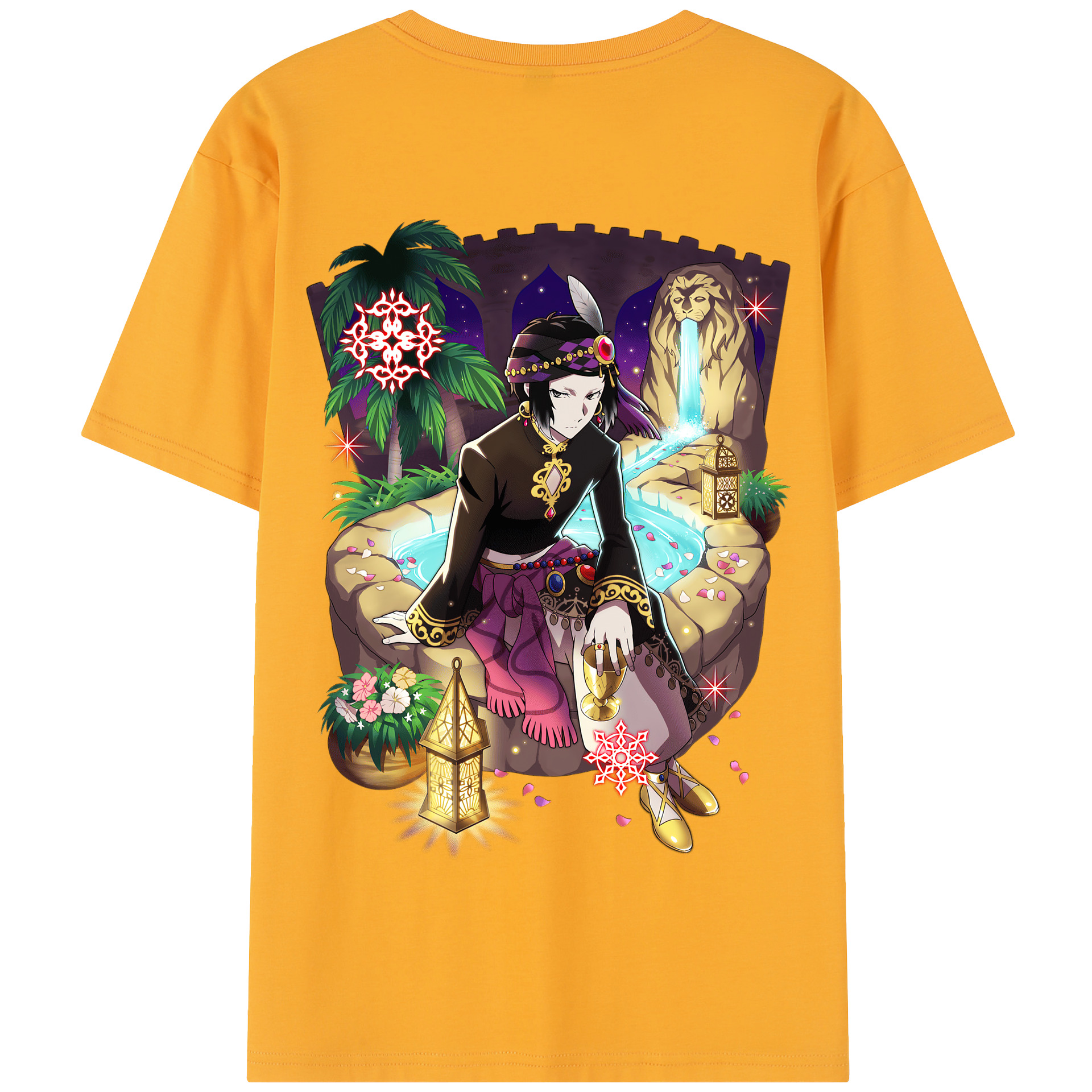 （画像用） 文豪ストレイドッグス Bungo Stray Dogs 綿100％半袖Tシャツ（背面プリント）