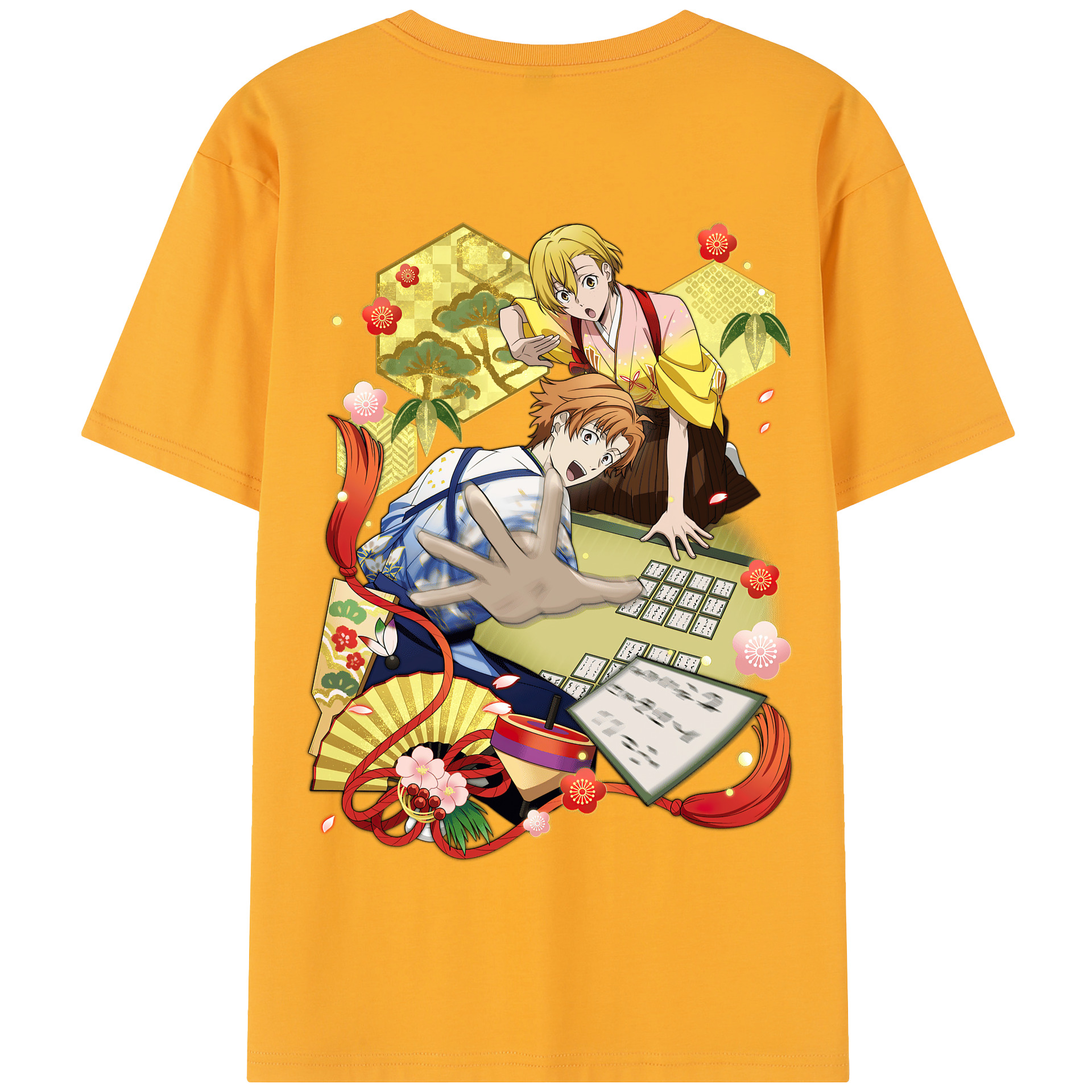 （画像用） 文豪ストレイドッグス Bungo Stray Dogs 綿100％半袖Tシャツ（背面プリント）