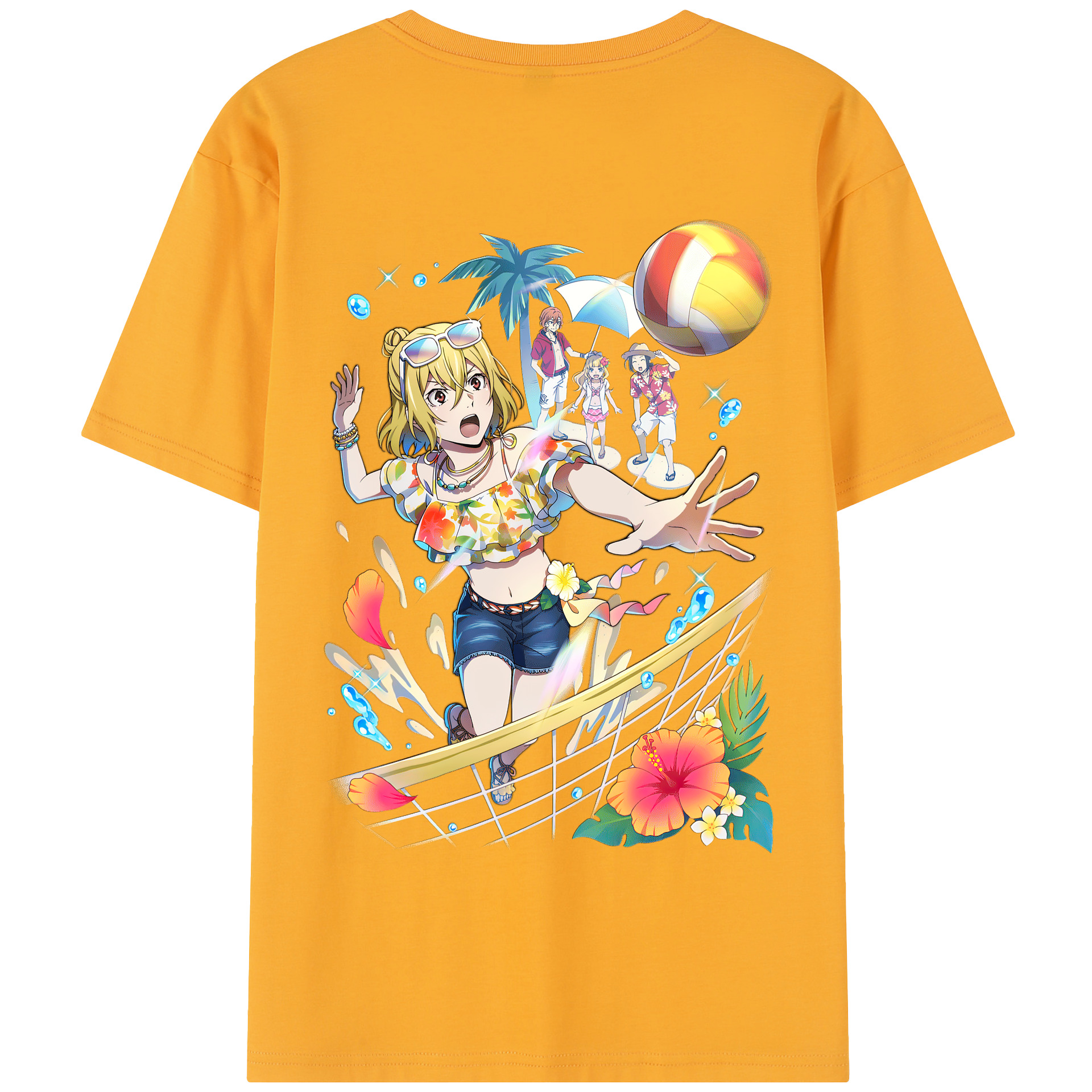 （画像用） 文豪ストレイドッグス Bungo Stray Dogs 綿100％半袖Tシャツ（背面プリント）
