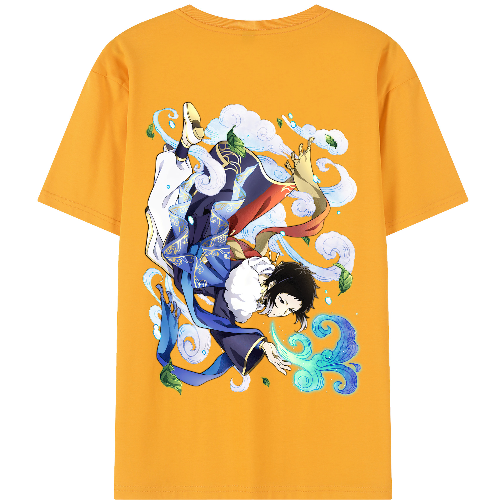 （画像用） 文豪ストレイドッグス Bungo Stray Dogs 綿100％半袖Tシャツ（背面プリント）