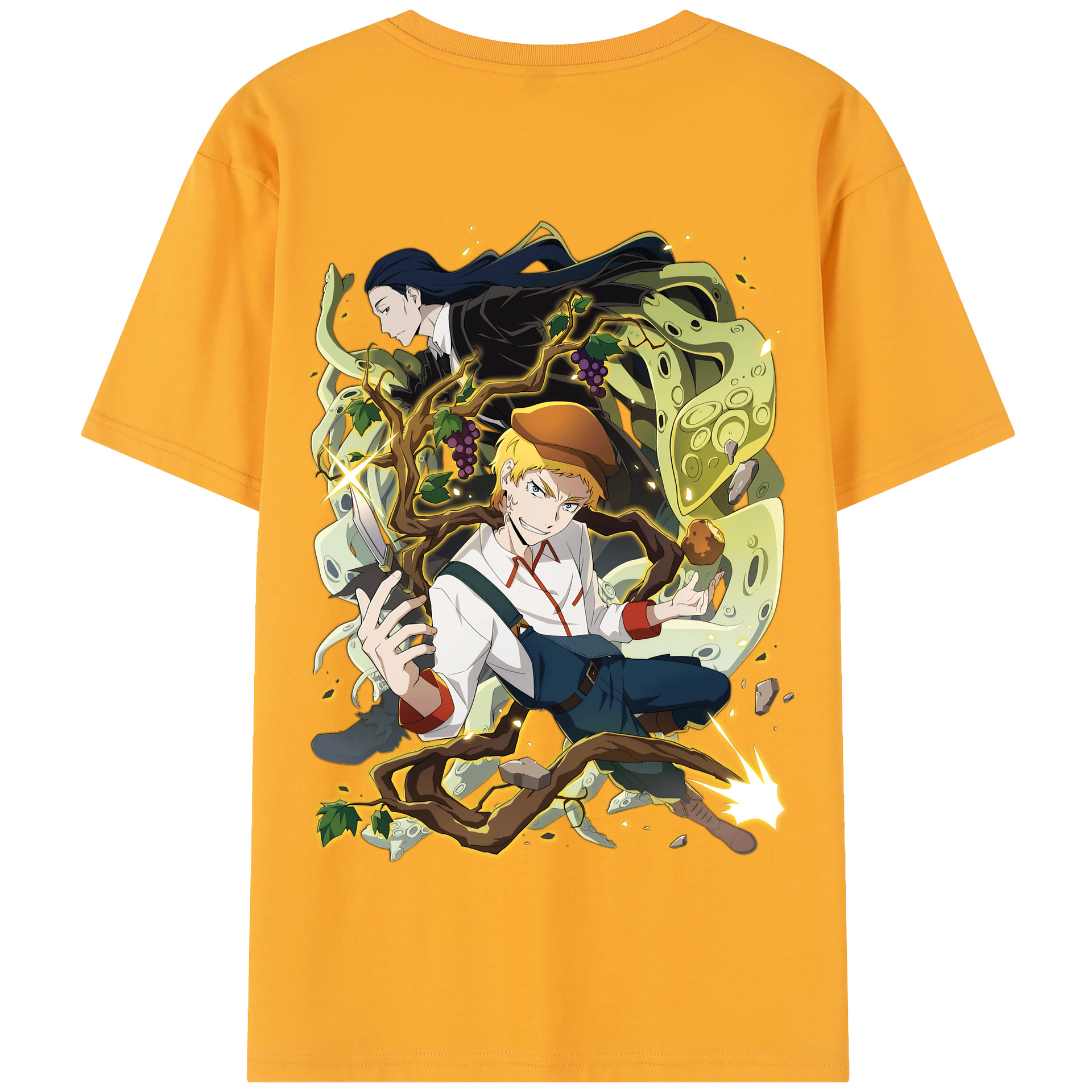 （画像用） 文豪ストレイドッグス Bungo Stray Dogs 綿100％半袖Tシャツ（背面プリント）