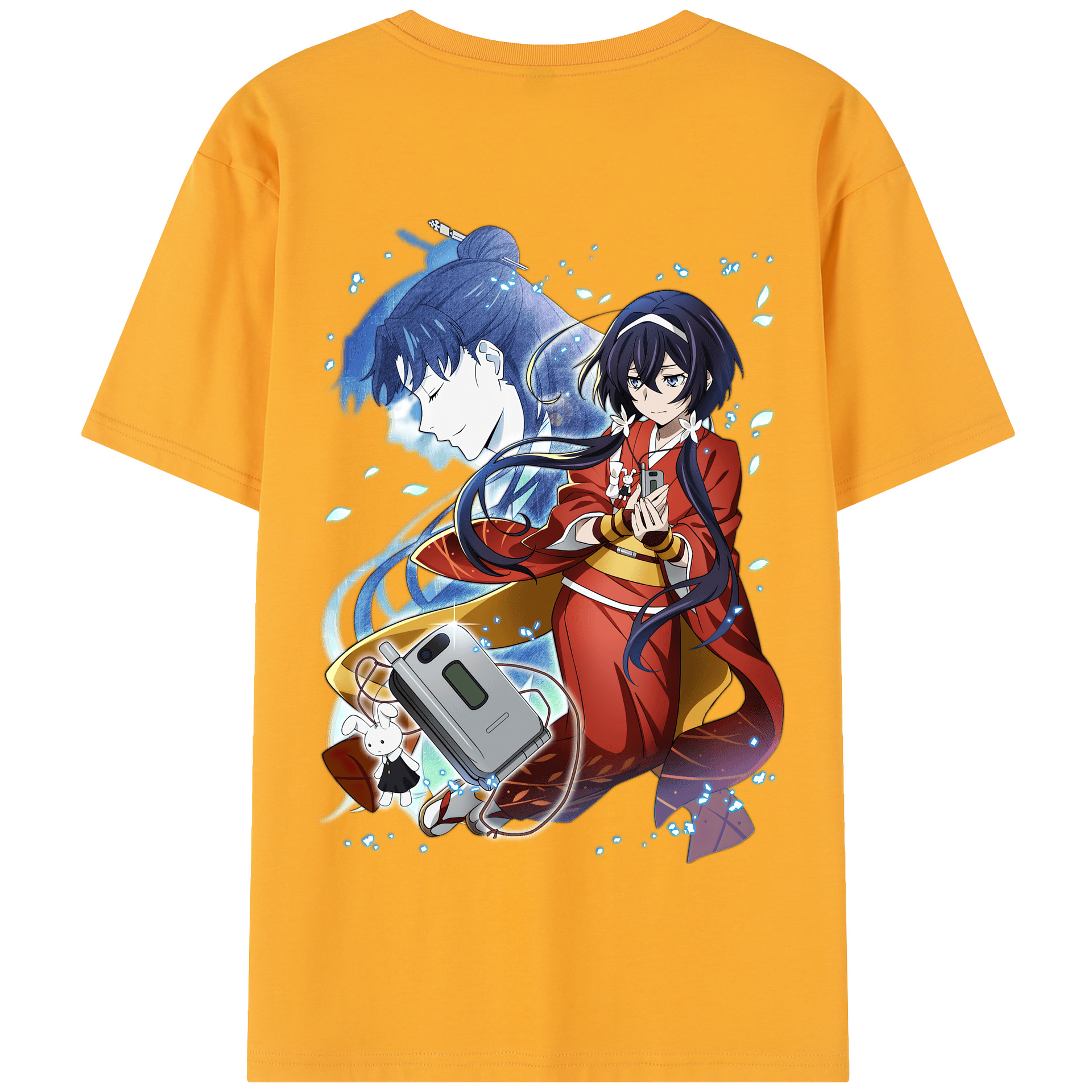 （画像用） 文豪ストレイドッグス Bungo Stray Dogs 綿100％半袖Tシャツ（背面プリント）