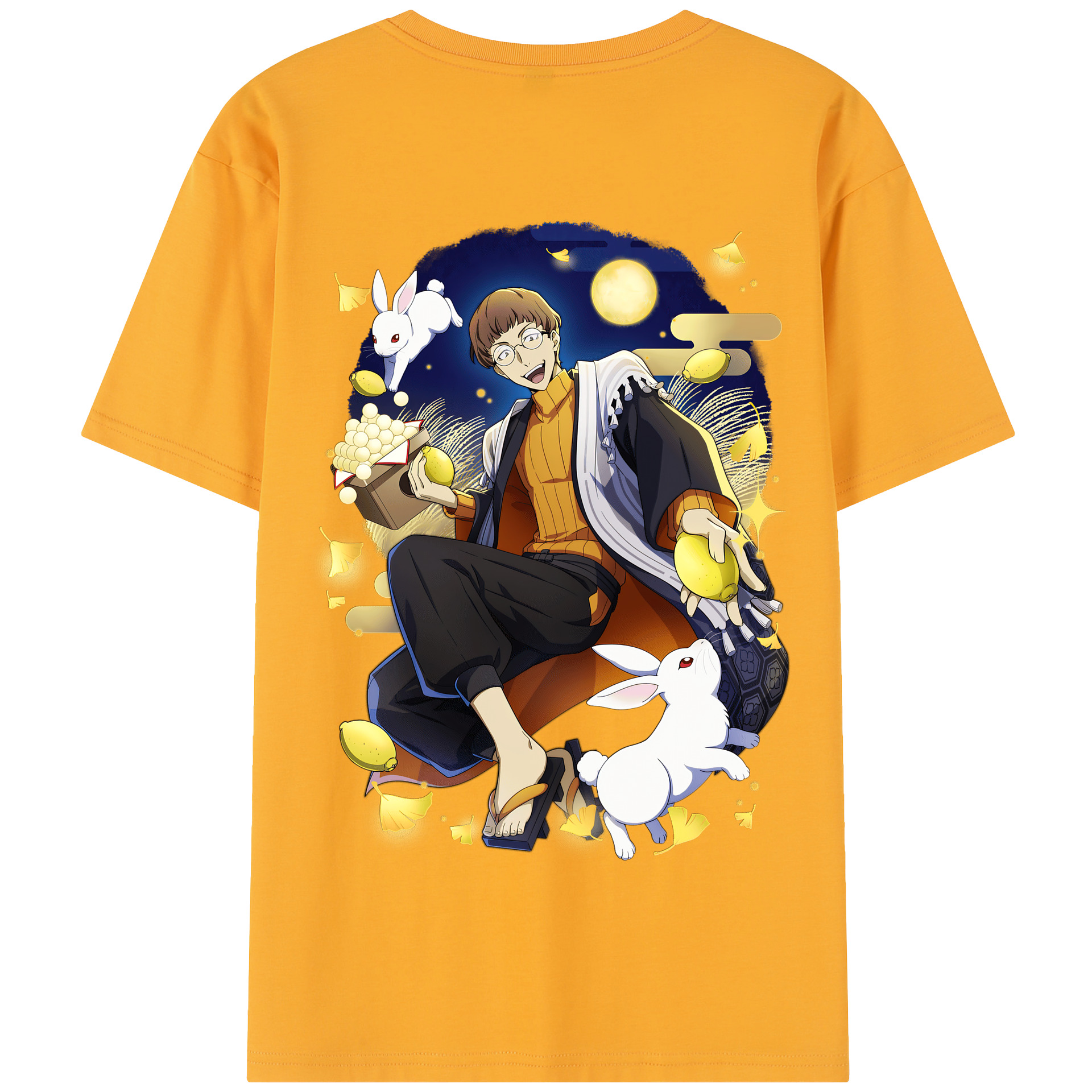 （画像用） 文豪ストレイドッグス Bungo Stray Dogs 綿100％半袖Tシャツ（背面プリント）