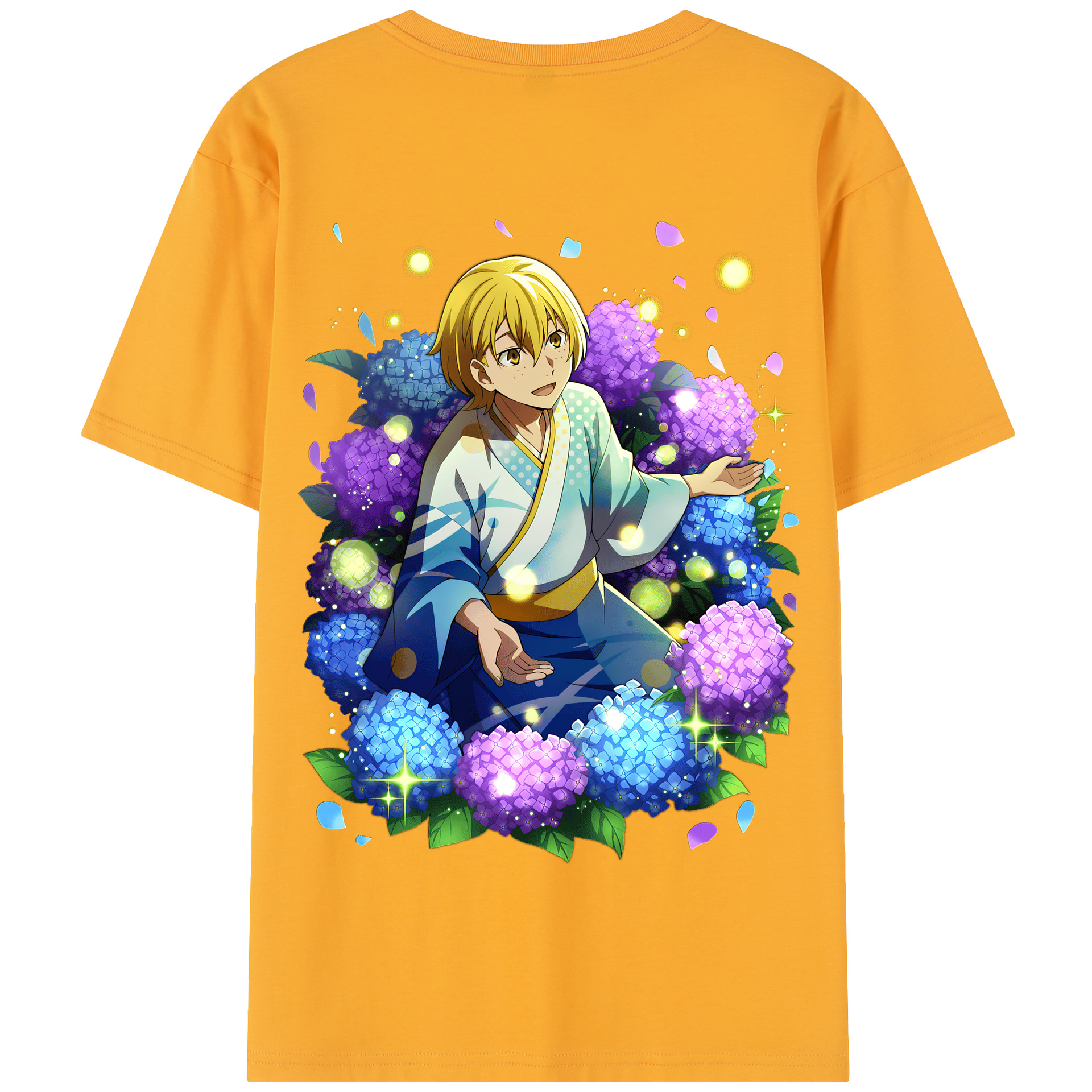 （画像用） 文豪ストレイドッグス Bungo Stray Dogs 綿100％半袖Tシャツ（背面プリント）