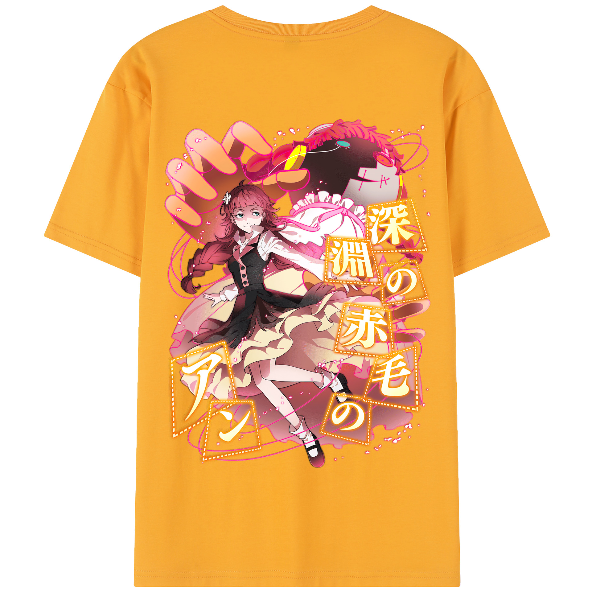 （画像用） 文豪ストレイドッグス Bungo Stray Dogs 綿100％半袖Tシャツ（背面プリント）