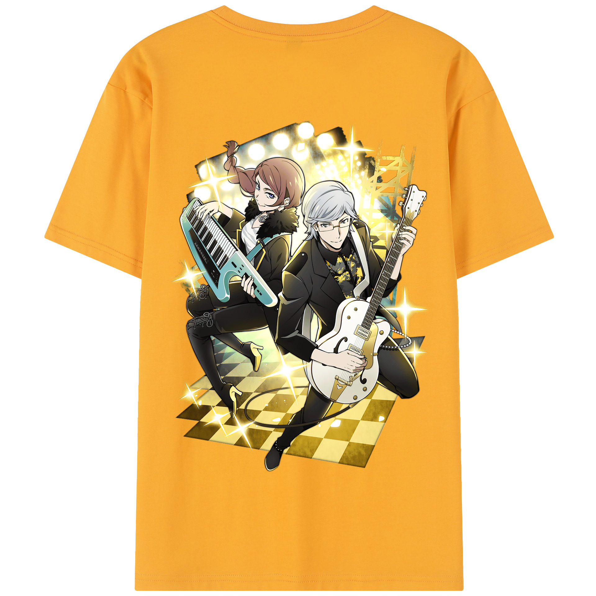 （画像用） 文豪ストレイドッグス Bungo Stray Dogs 綿100％半袖Tシャツ（背面プリント）