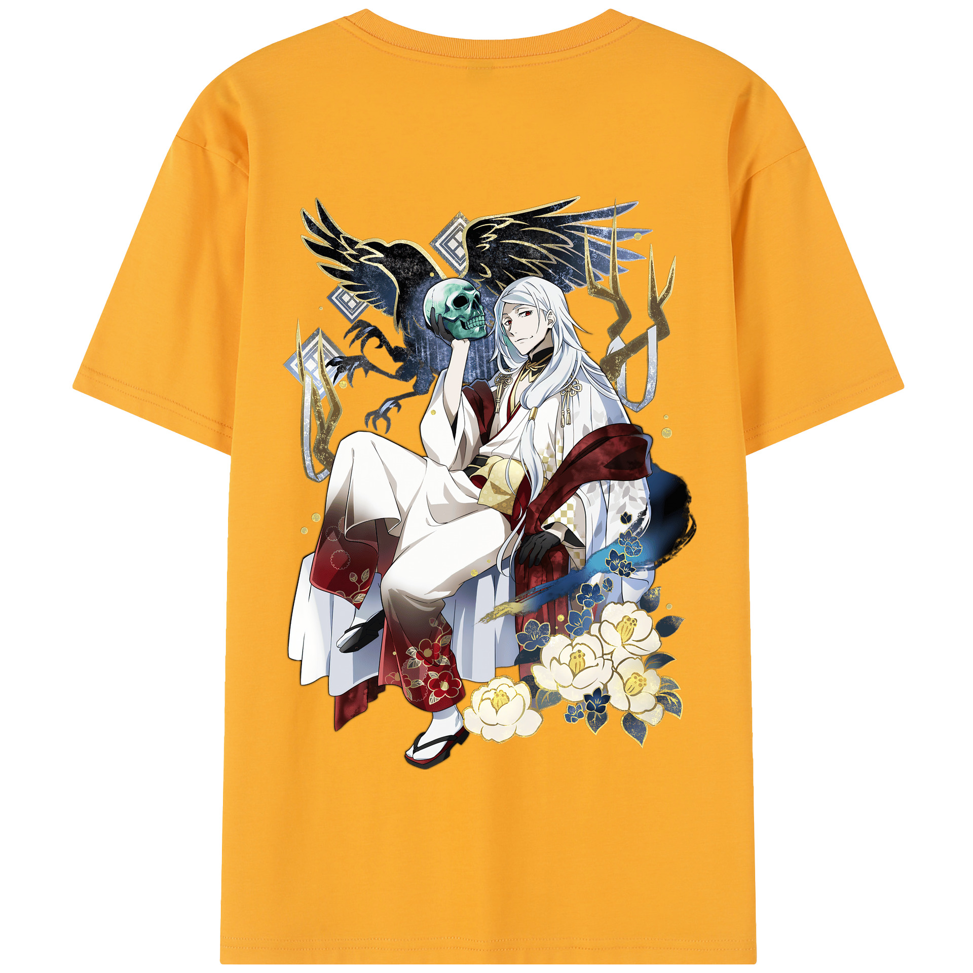 （画像用） 文豪ストレイドッグス Bungo Stray Dogs 綿100％半袖Tシャツ（背面プリント）