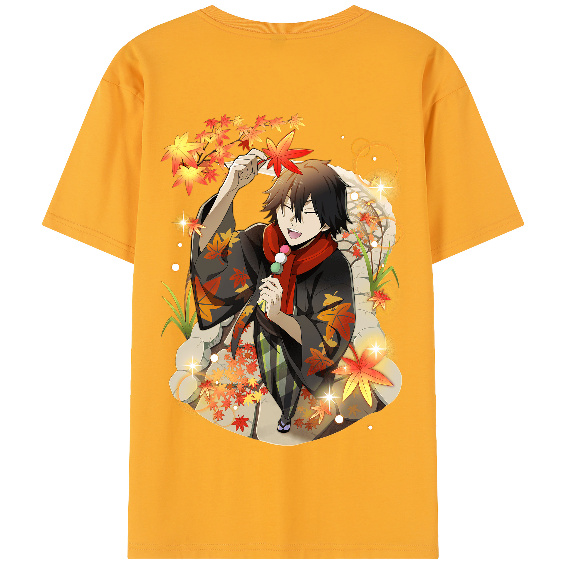 （画像用） 文豪ストレイドッグス Bungo Stray Dogs 綿100％半袖Tシャツ（背面プリント）