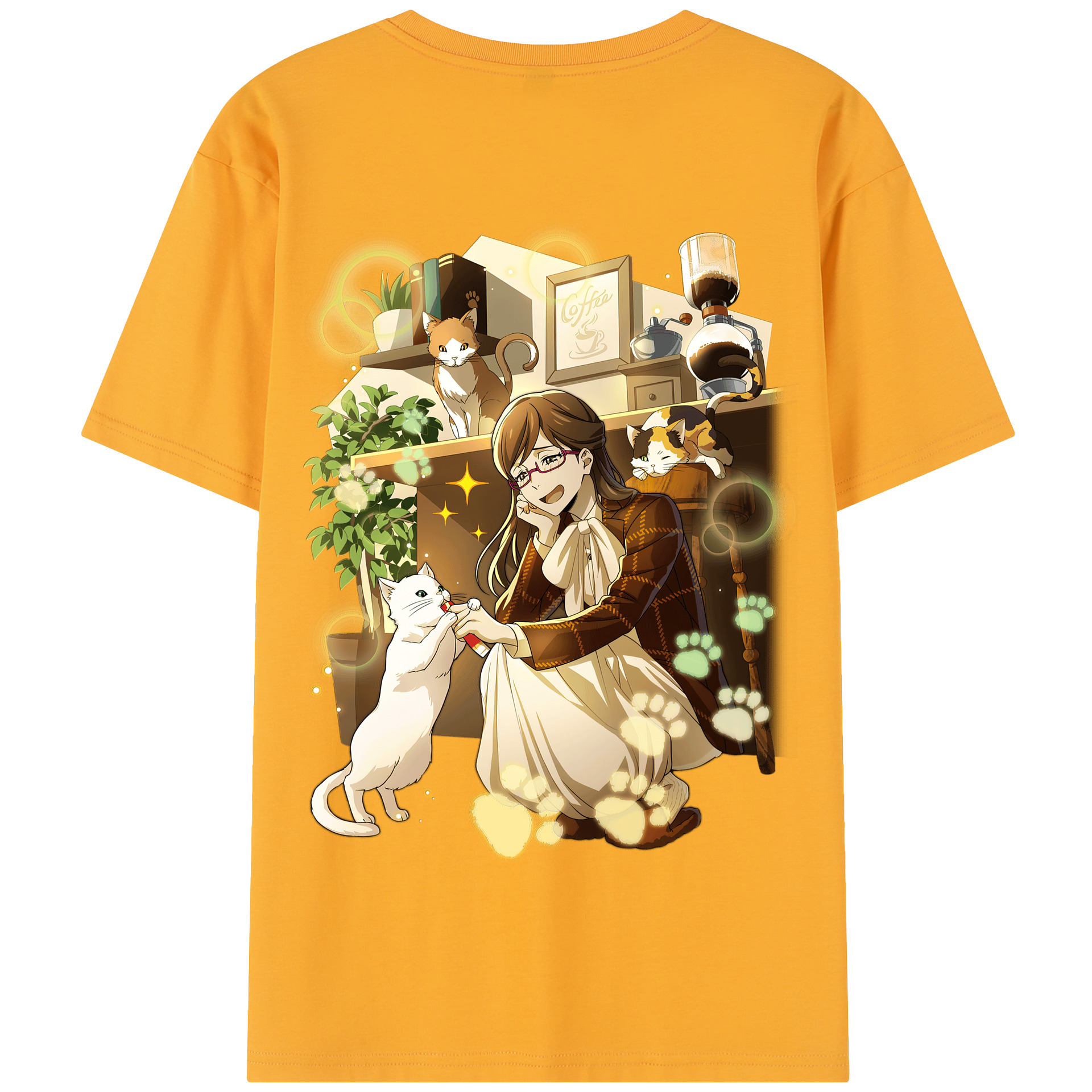 （画像用） 文豪ストレイドッグス Bungo Stray Dogs 綿100％半袖Tシャツ（背面プリント）