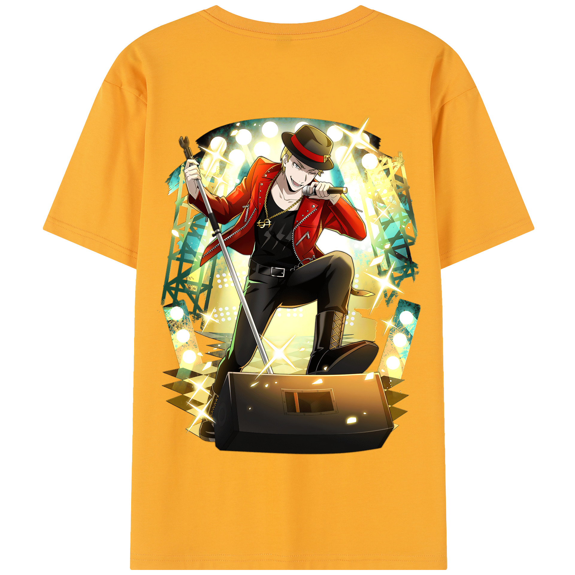 （画像用） 文豪ストレイドッグス Bungo Stray Dogs 綿100％半袖Tシャツ（背面プリント）