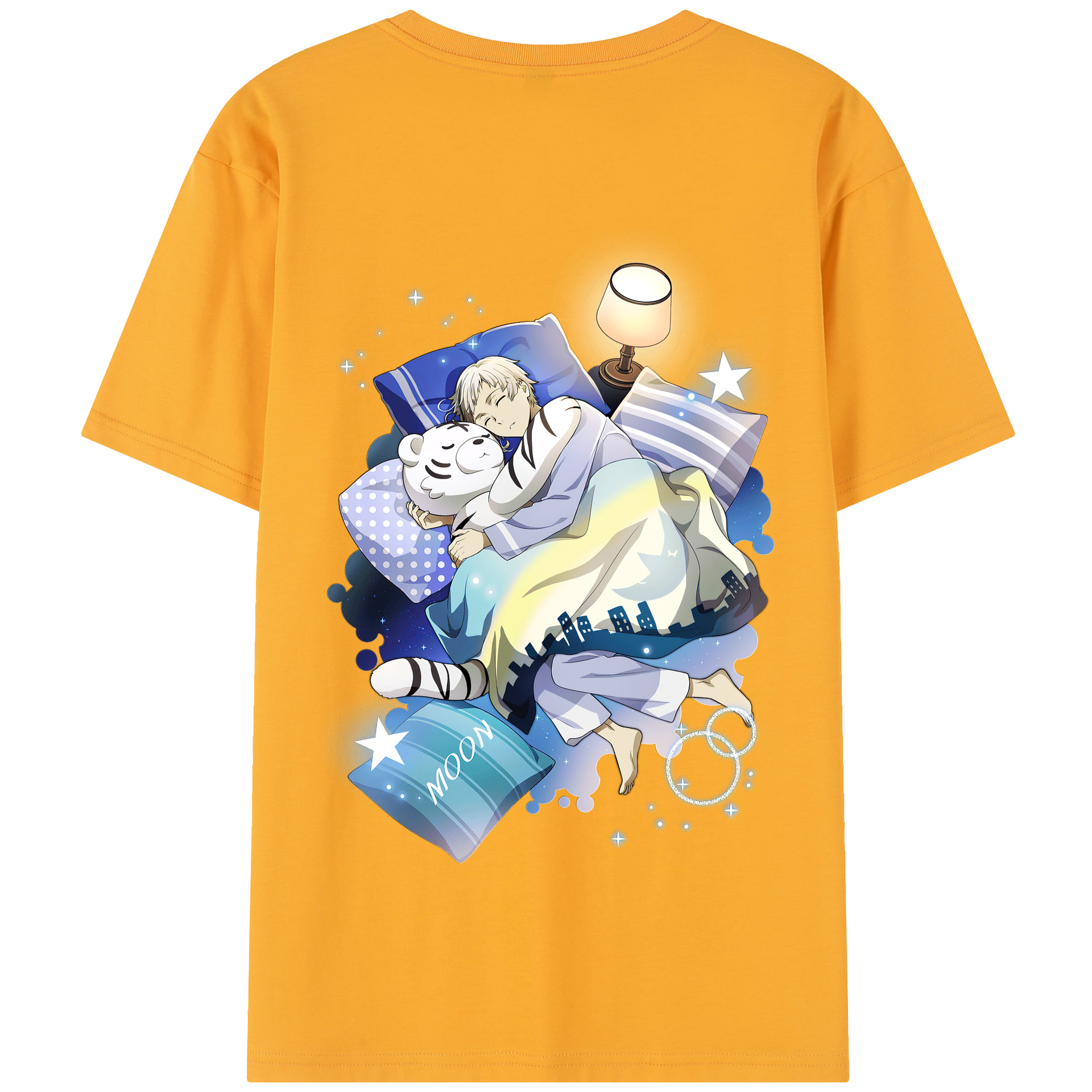 （画像用） 文豪ストレイドッグス Bungo Stray Dogs 綿100％半袖Tシャツ（背面プリント）