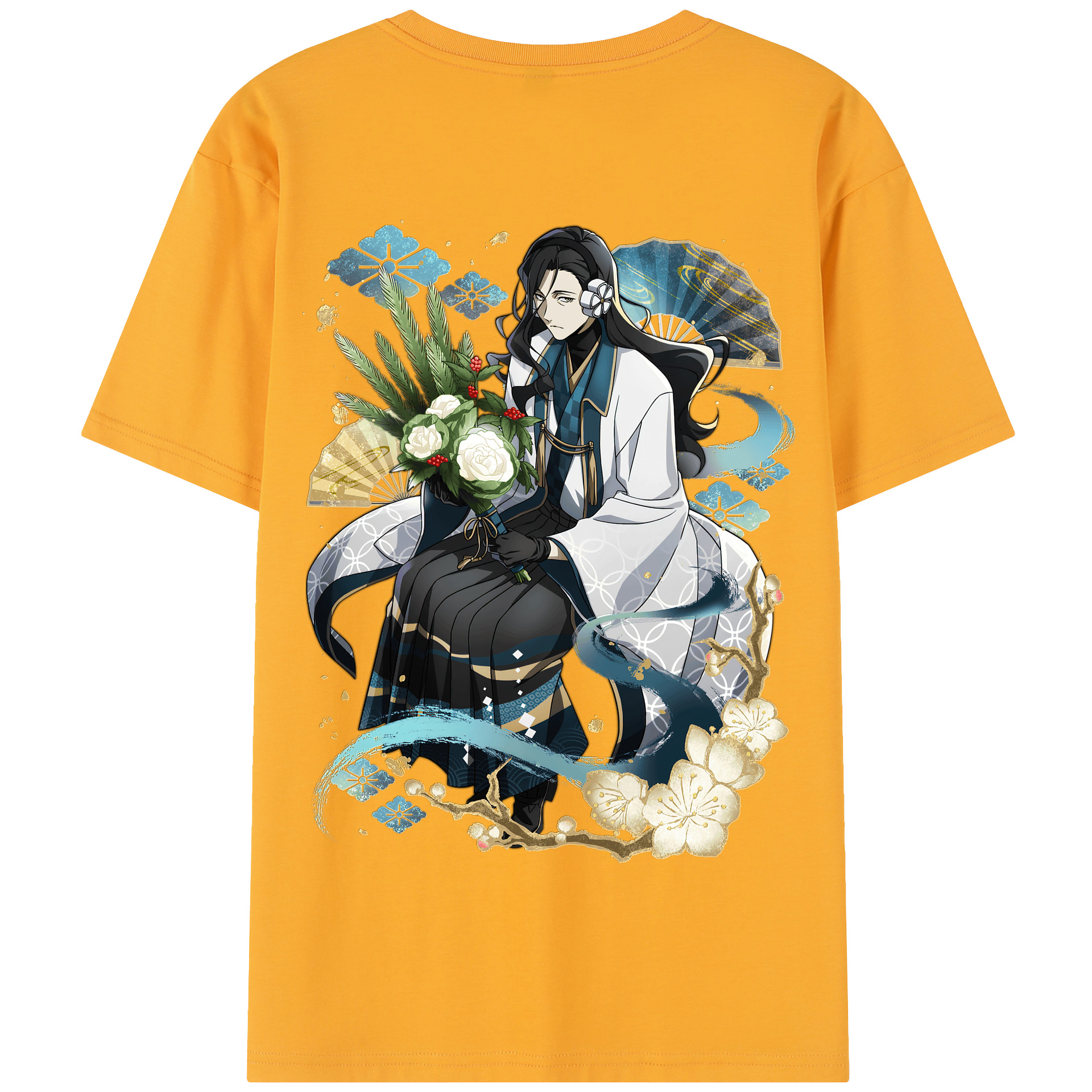 （画像用） 文豪ストレイドッグス Bungo Stray Dogs 綿100％半袖Tシャツ（背面プリント）