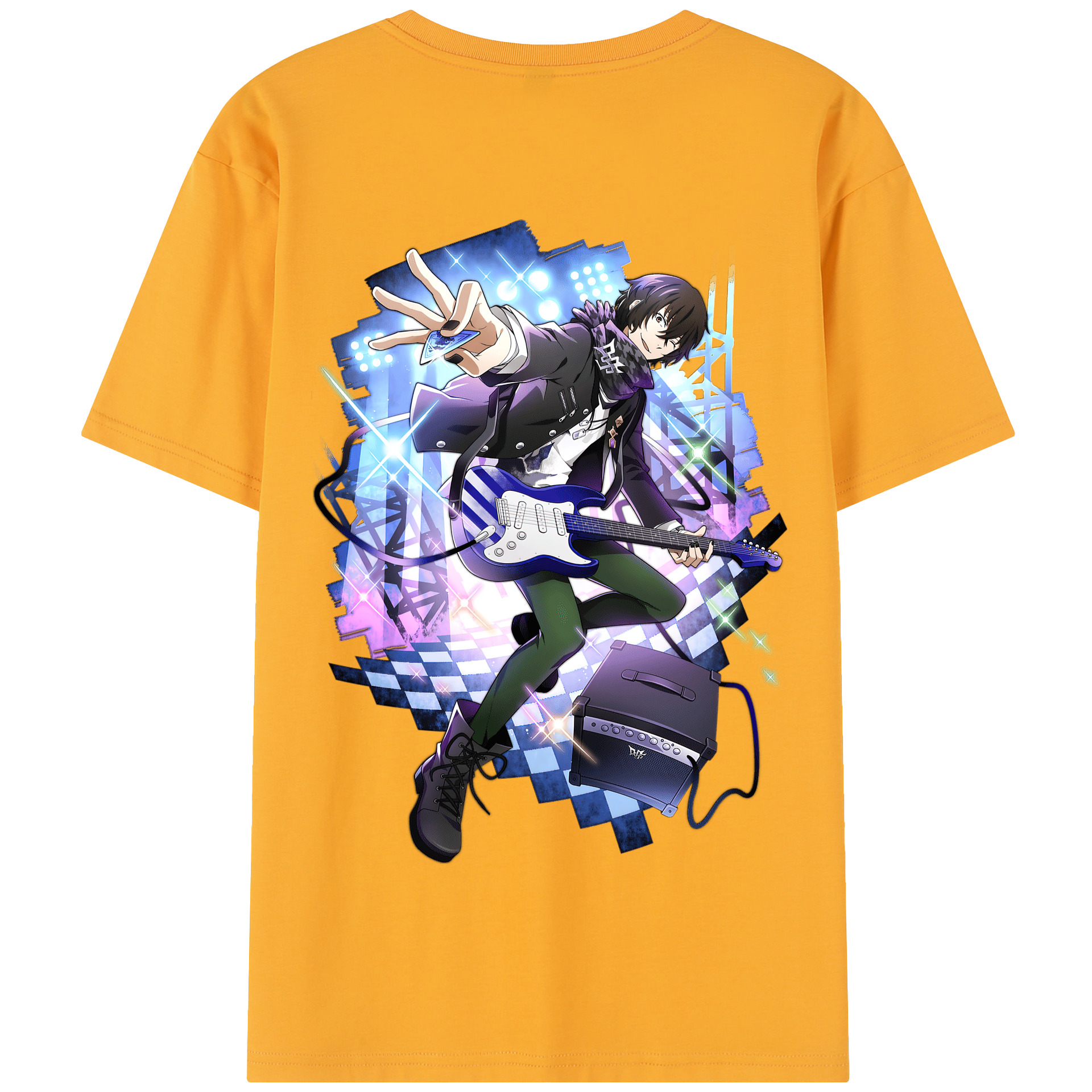 （画像用） 文豪ストレイドッグス Bungo Stray Dogs 綿100％半袖Tシャツ（背面プリント）