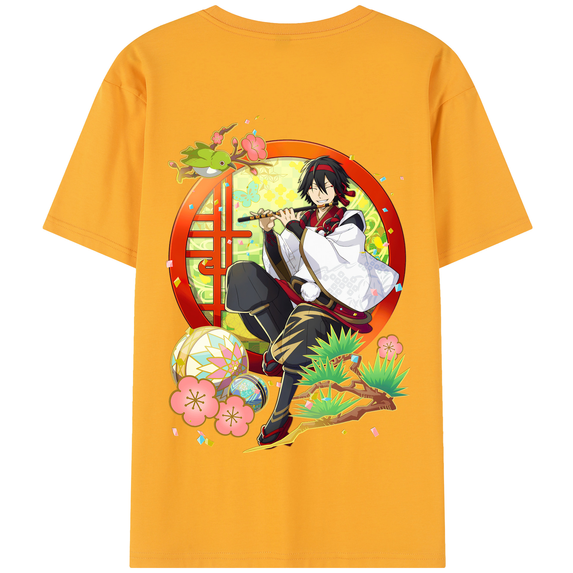 （画像用） 文豪ストレイドッグス Bungo Stray Dogs 綿100％半袖Tシャツ（背面プリント）