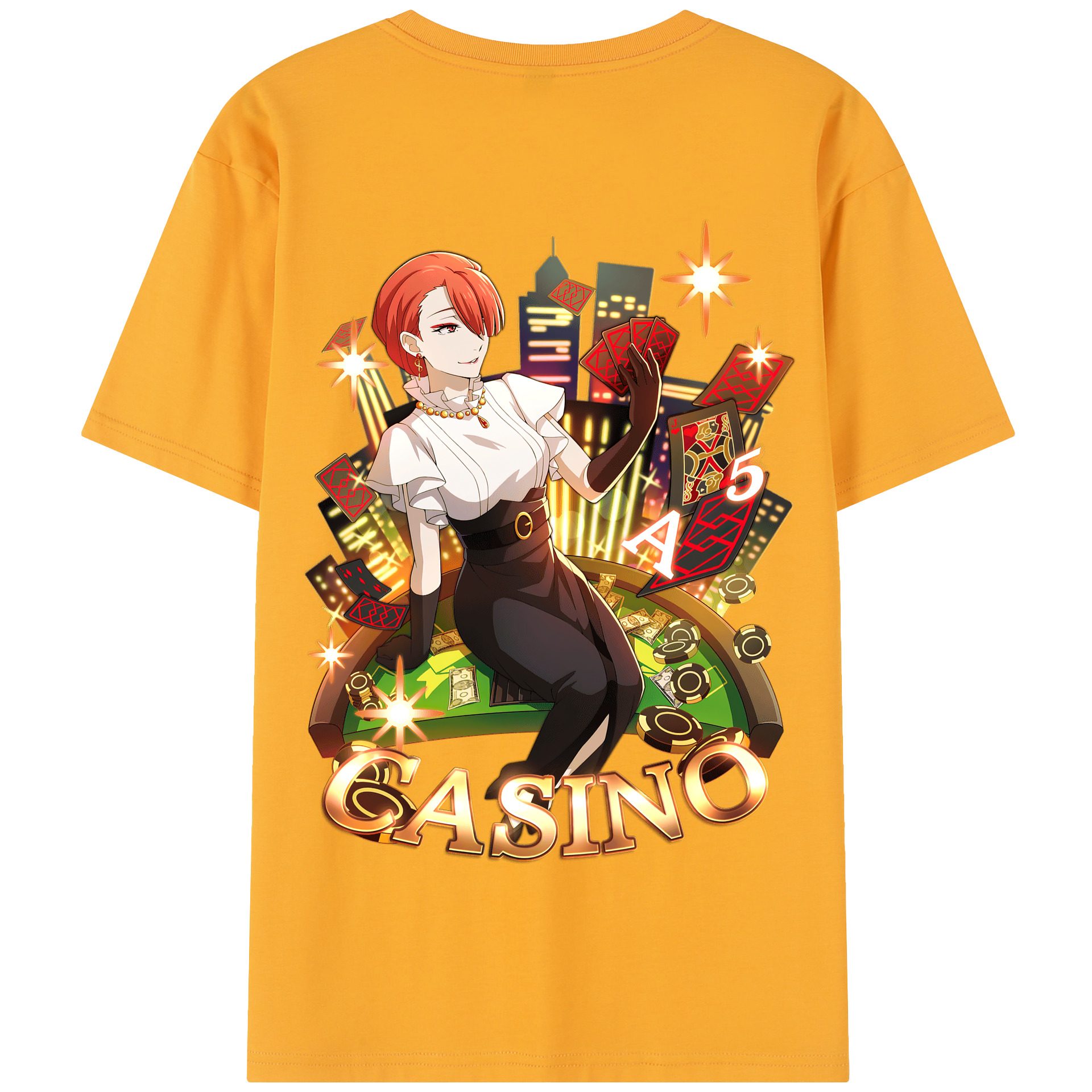 （画像用） 文豪ストレイドッグス Bungo Stray Dogs 綿100％半袖Tシャツ（背面プリント）