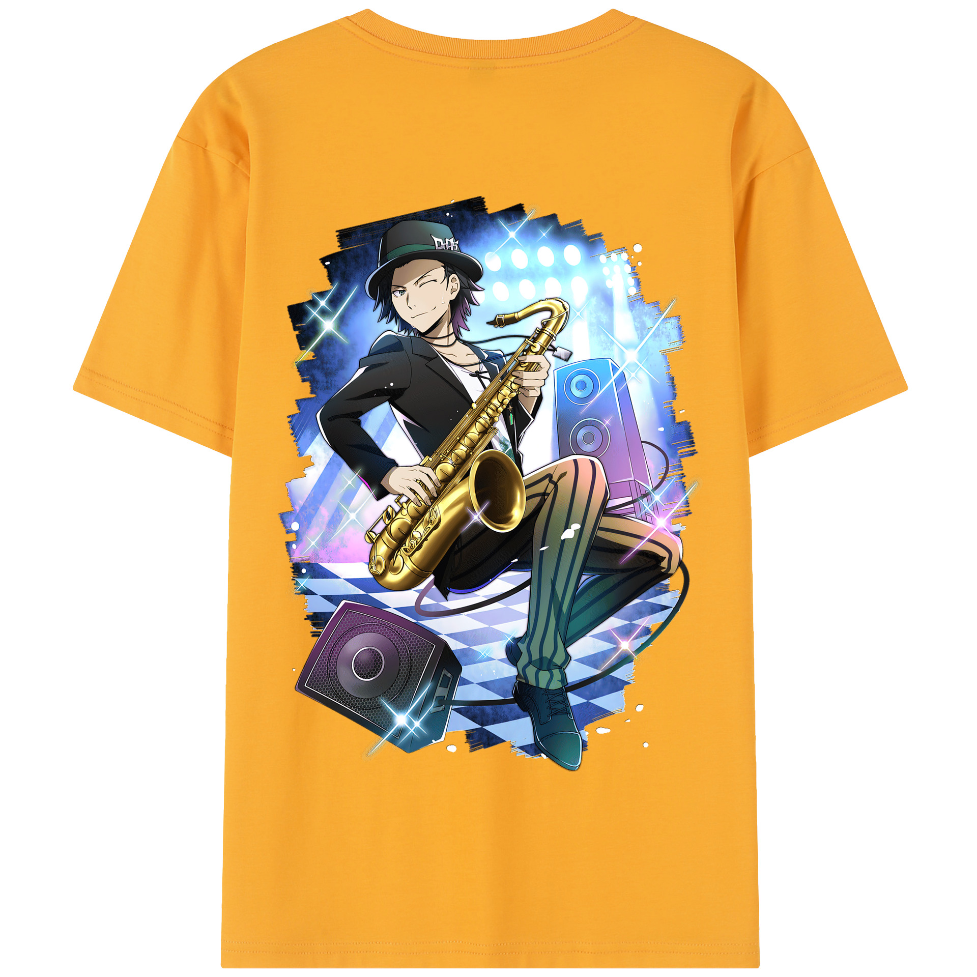（画像用） 文豪ストレイドッグス Bungo Stray Dogs 綿100％半袖Tシャツ（背面プリント）