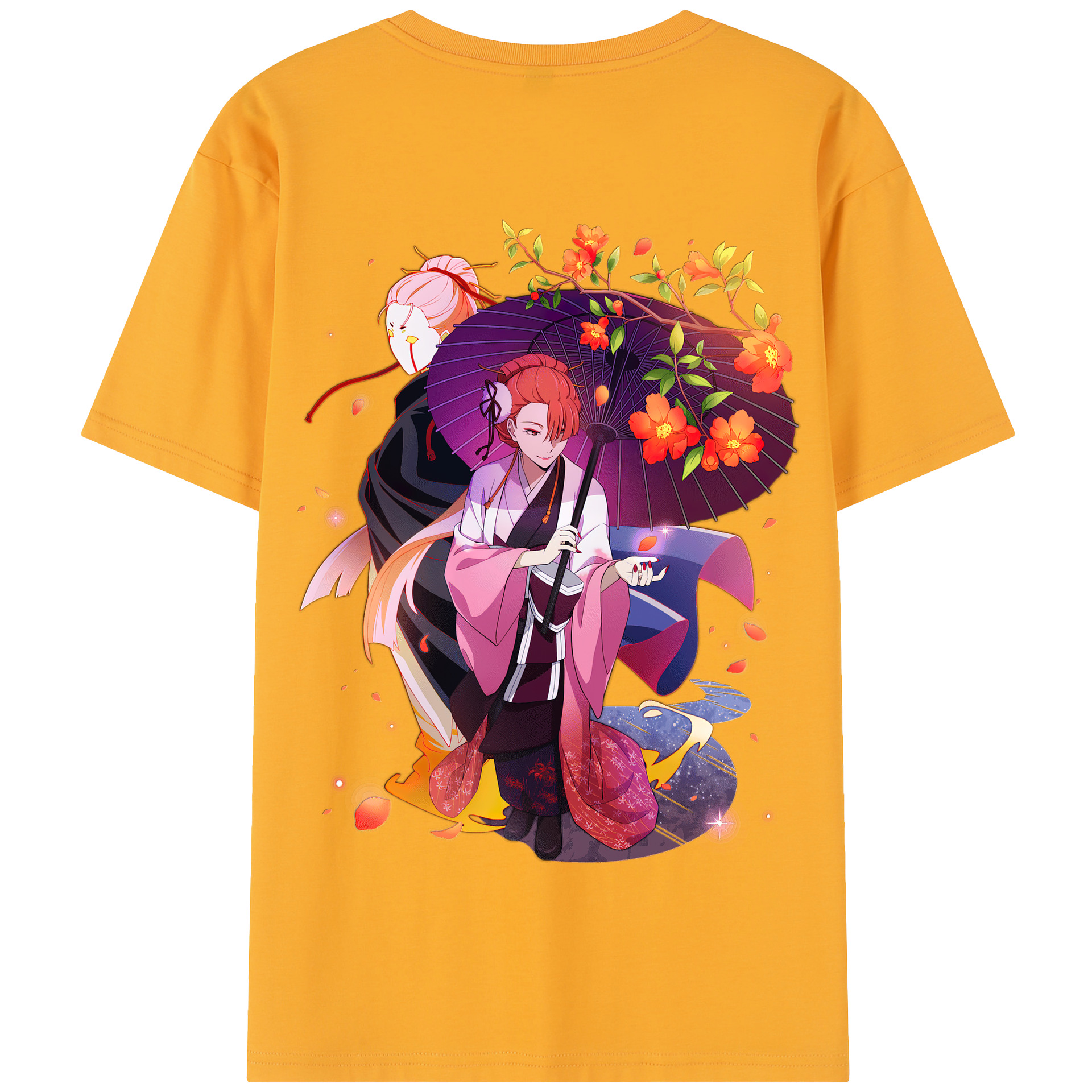 （画像用） 文豪ストレイドッグス Bungo Stray Dogs 綿100％半袖Tシャツ（背面プリント）