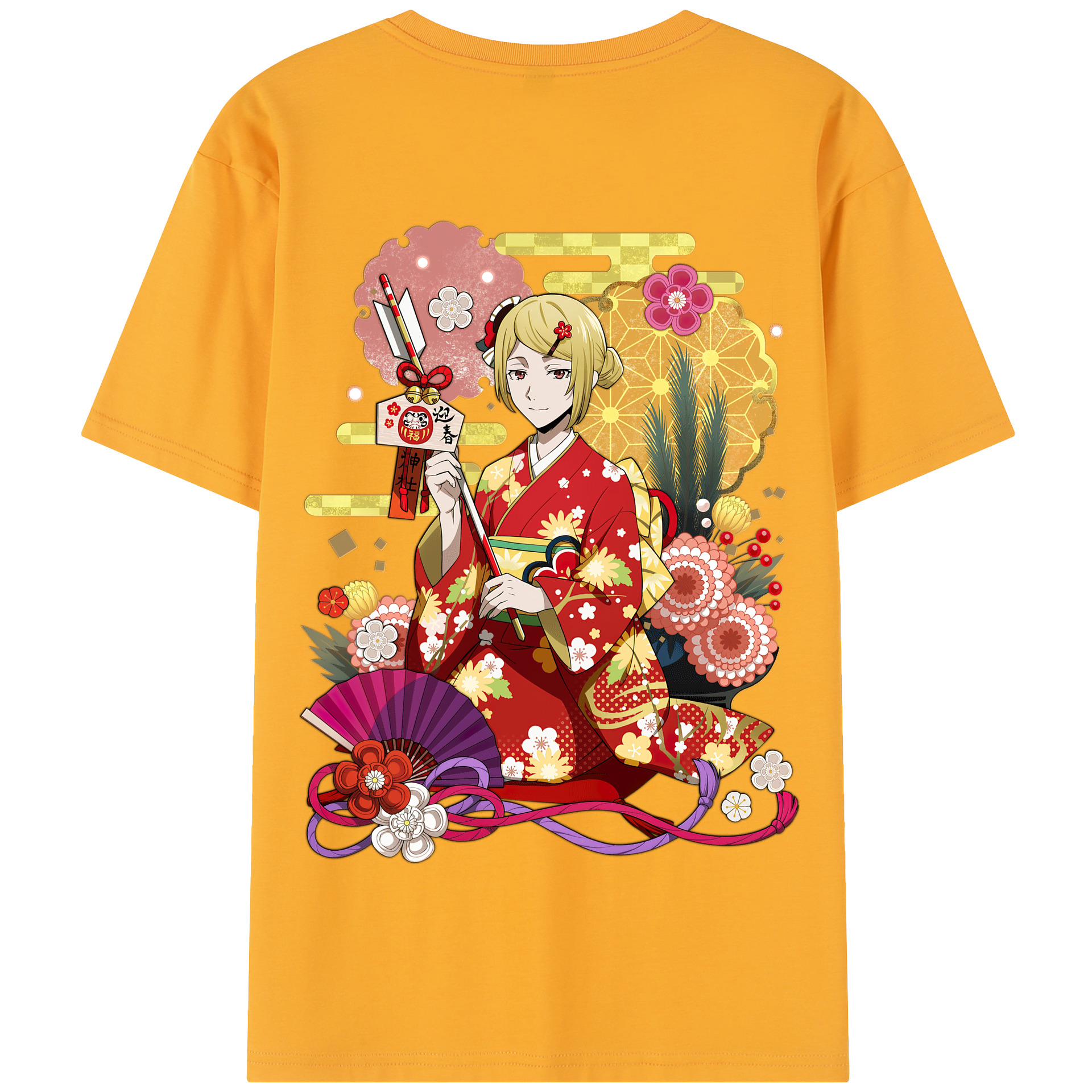 （画像用） 文豪ストレイドッグス Bungo Stray Dogs 綿100％半袖Tシャツ（背面プリント）