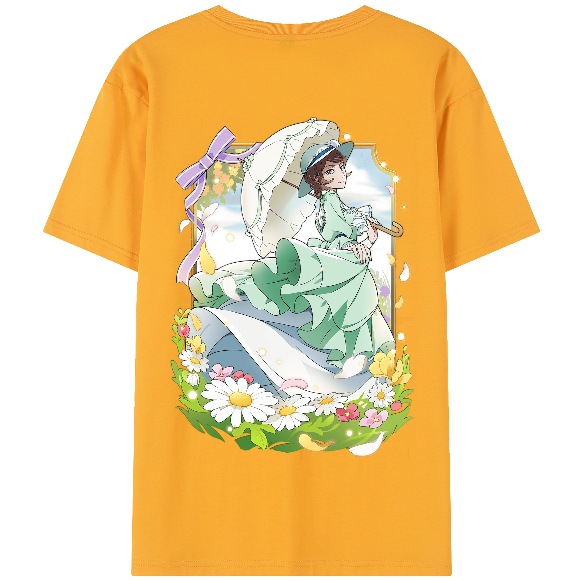 （画像用） 文豪ストレイドッグス Bungo Stray Dogs 綿100％半袖Tシャツ（背面プリント）