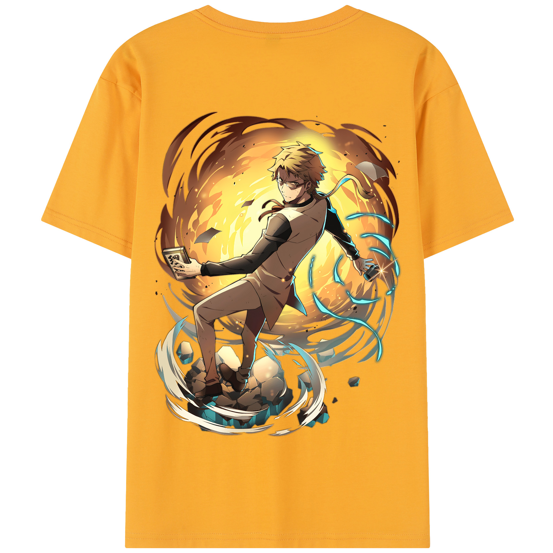 （画像用） 文豪ストレイドッグス Bungo Stray Dogs 綿100％半袖Tシャツ（背面プリント）