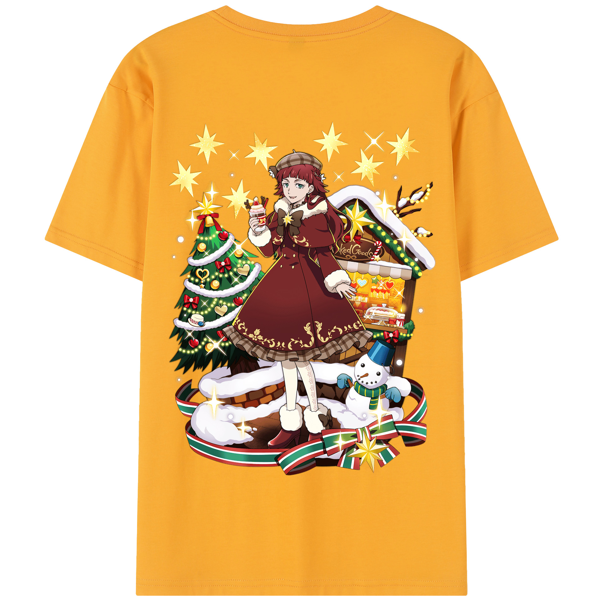 （画像用） 文豪ストレイドッグス Bungo Stray Dogs 綿100％半袖Tシャツ（背面プリント）