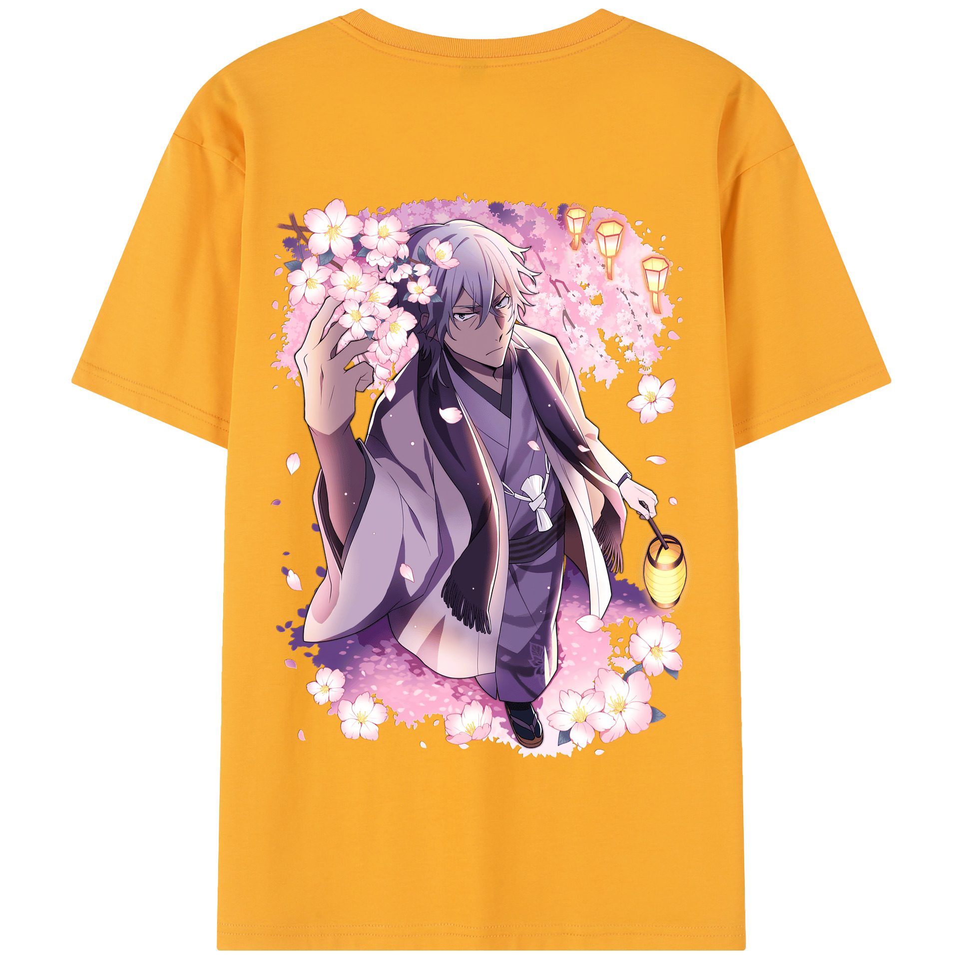 （画像用） 文豪ストレイドッグス Bungo Stray Dogs 綿100％半袖Tシャツ（背面プリント）