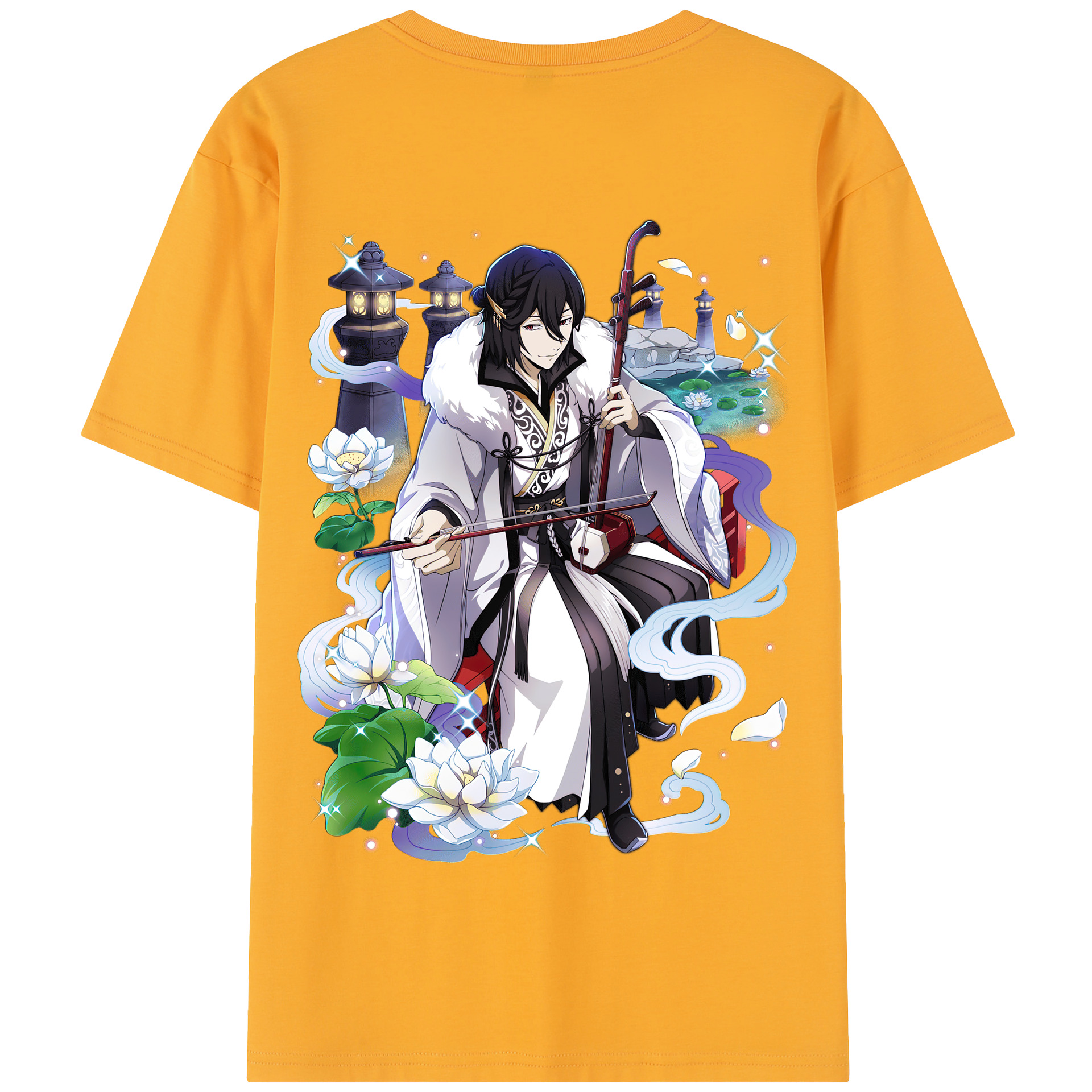 （画像用） 文豪ストレイドッグス Bungo Stray Dogs 綿100％半袖Tシャツ（背面プリント）