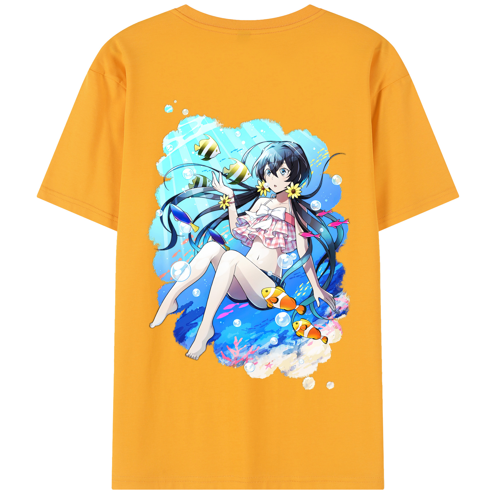 （画像用） 文豪ストレイドッグス Bungo Stray Dogs 綿100％半袖Tシャツ（背面プリント）