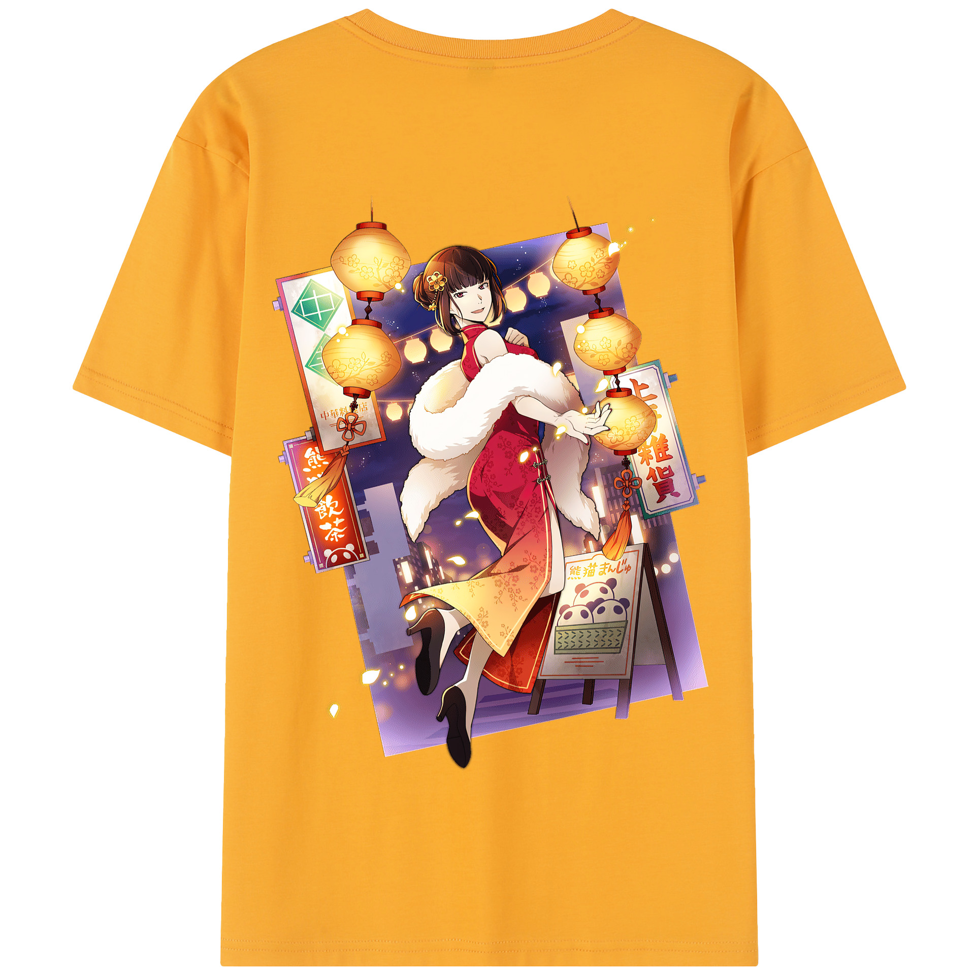 （画像用） 文豪ストレイドッグス Bungo Stray Dogs 綿100％半袖Tシャツ（背面プリント）
