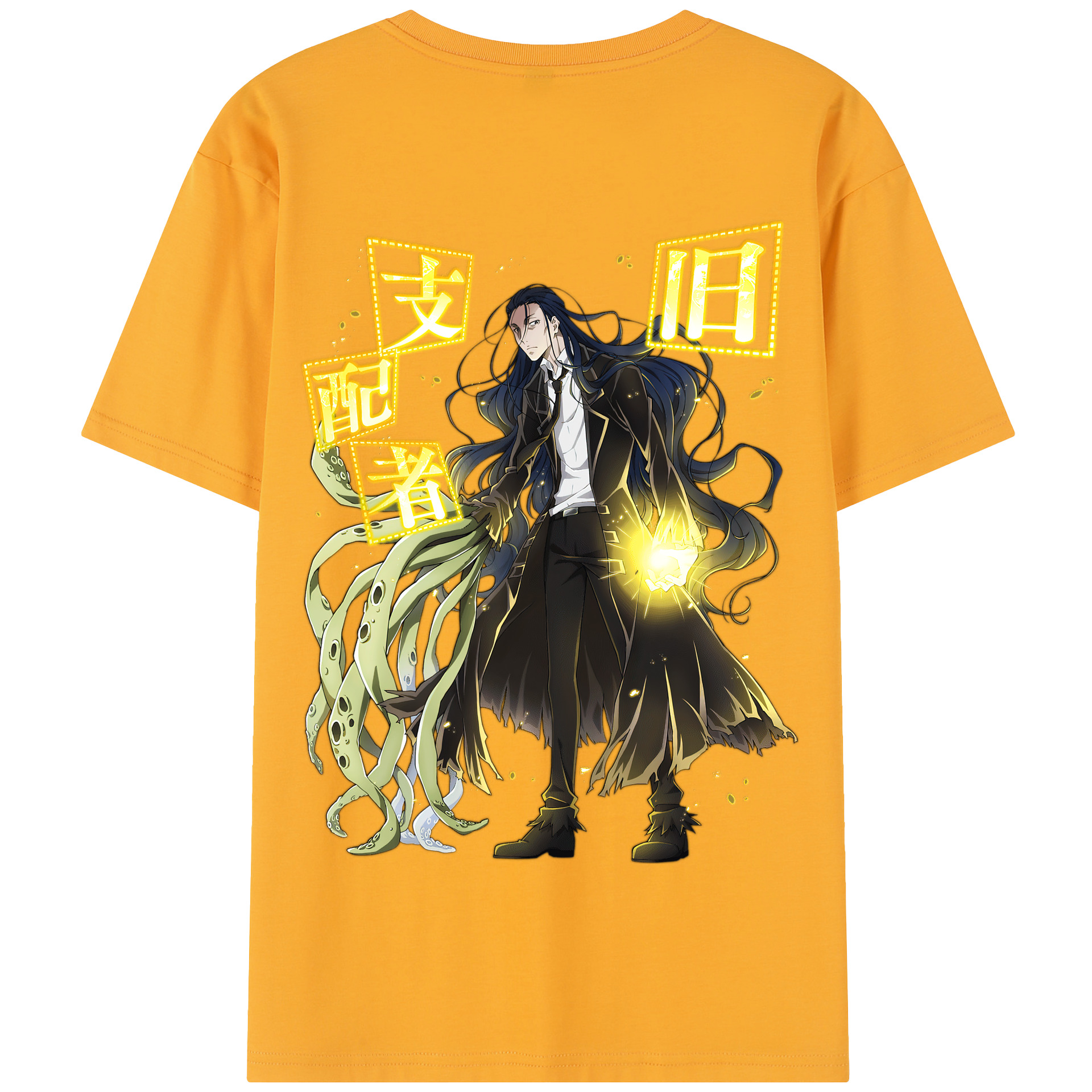 （画像用） 文豪ストレイドッグス Bungo Stray Dogs 綿100％半袖Tシャツ（背面プリント）