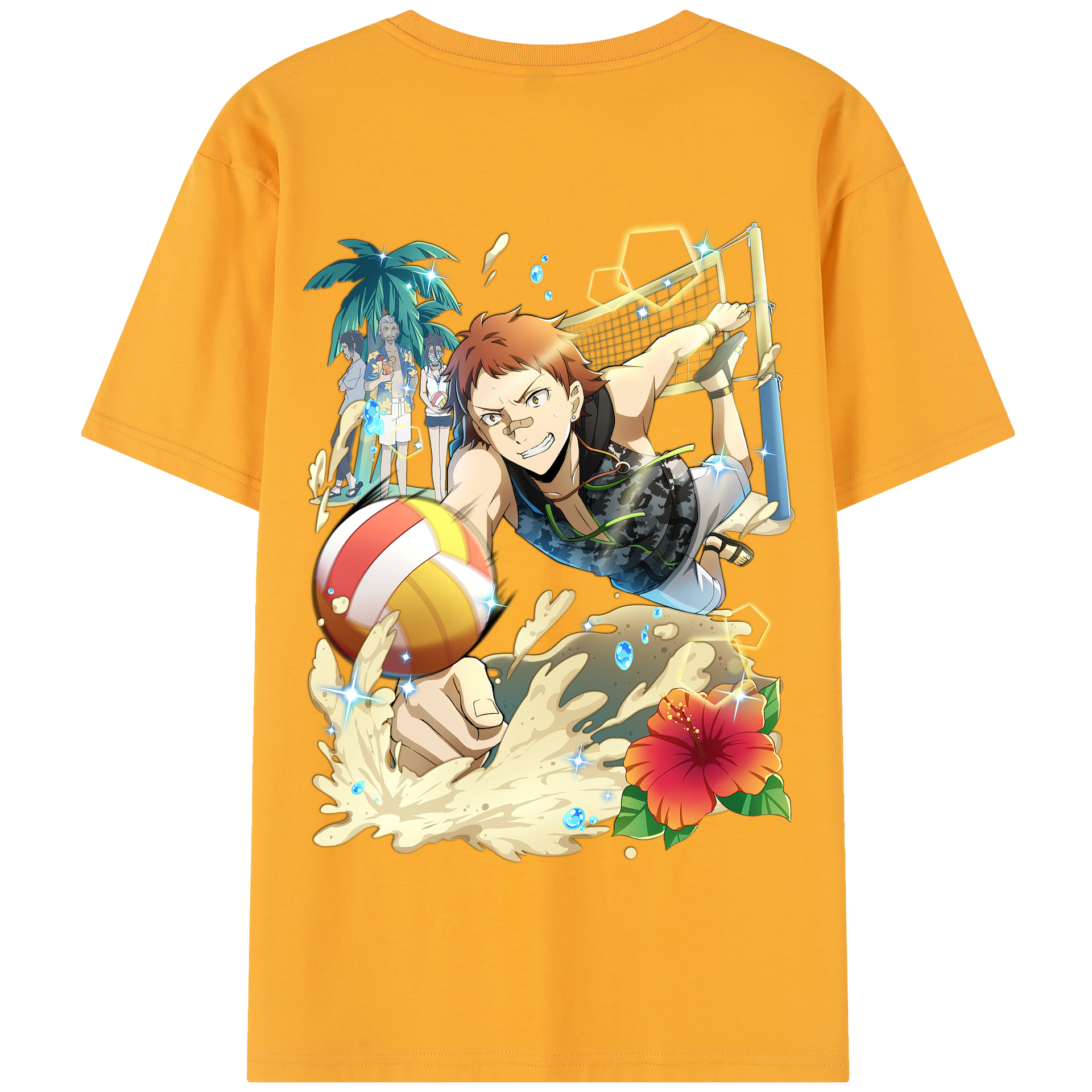 （画像用） 文豪ストレイドッグス Bungo Stray Dogs 綿100％半袖Tシャツ（背面プリント）