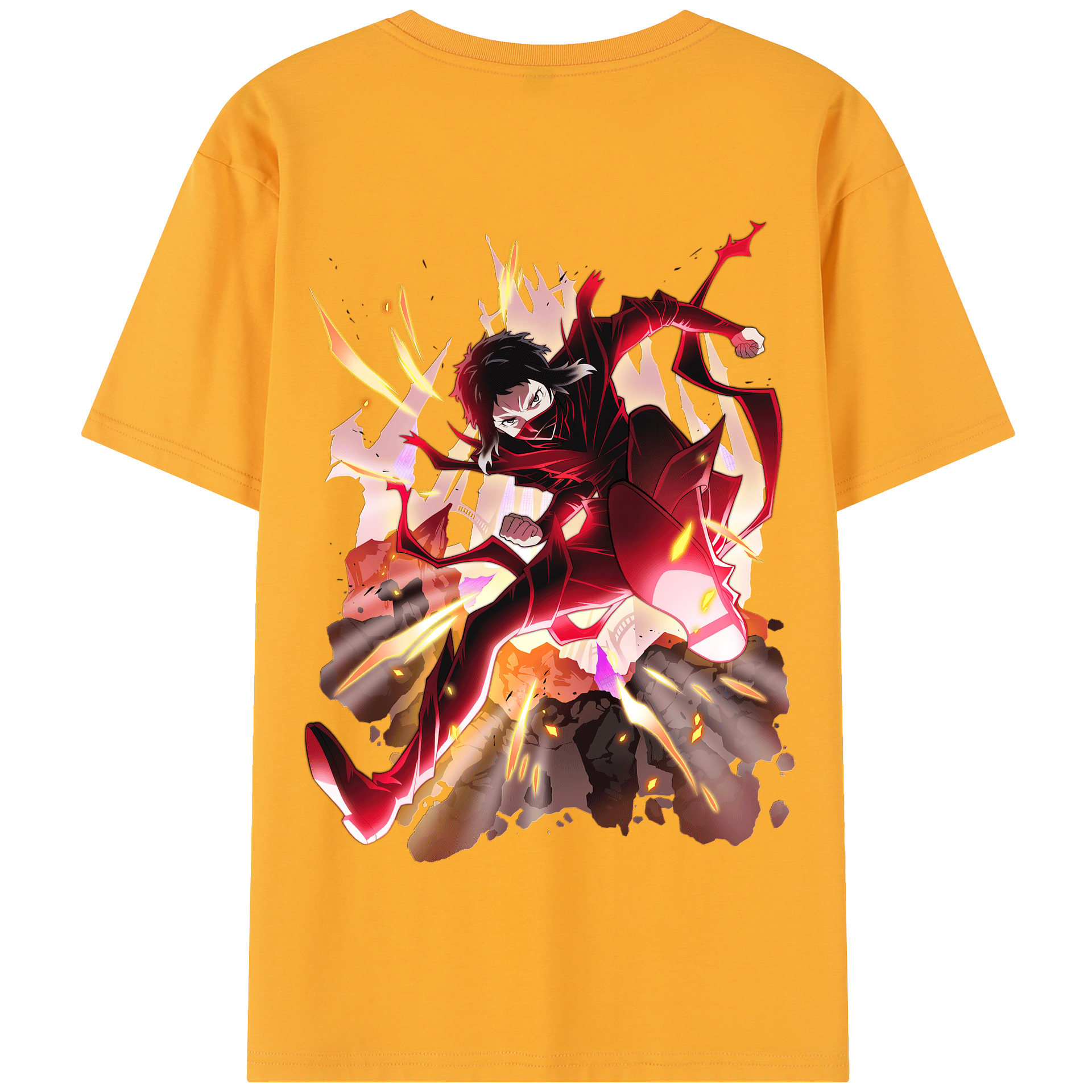 （画像用） 文豪ストレイドッグス Bungo Stray Dogs 綿100％半袖Tシャツ（背面プリント）