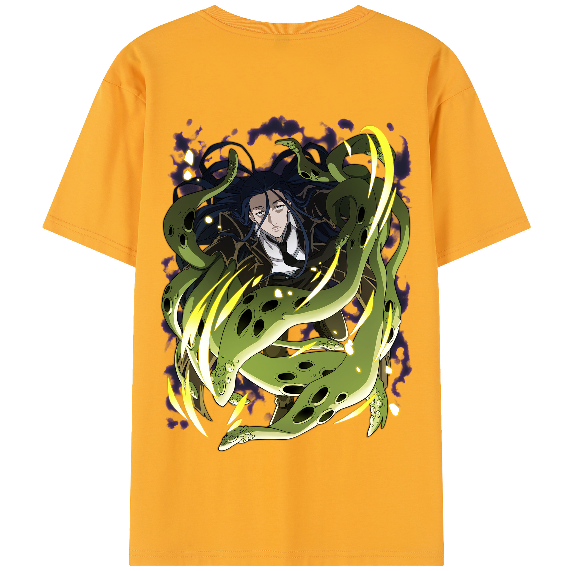 （画像用） 文豪ストレイドッグス Bungo Stray Dogs 綿100％半袖Tシャツ（背面プリント）