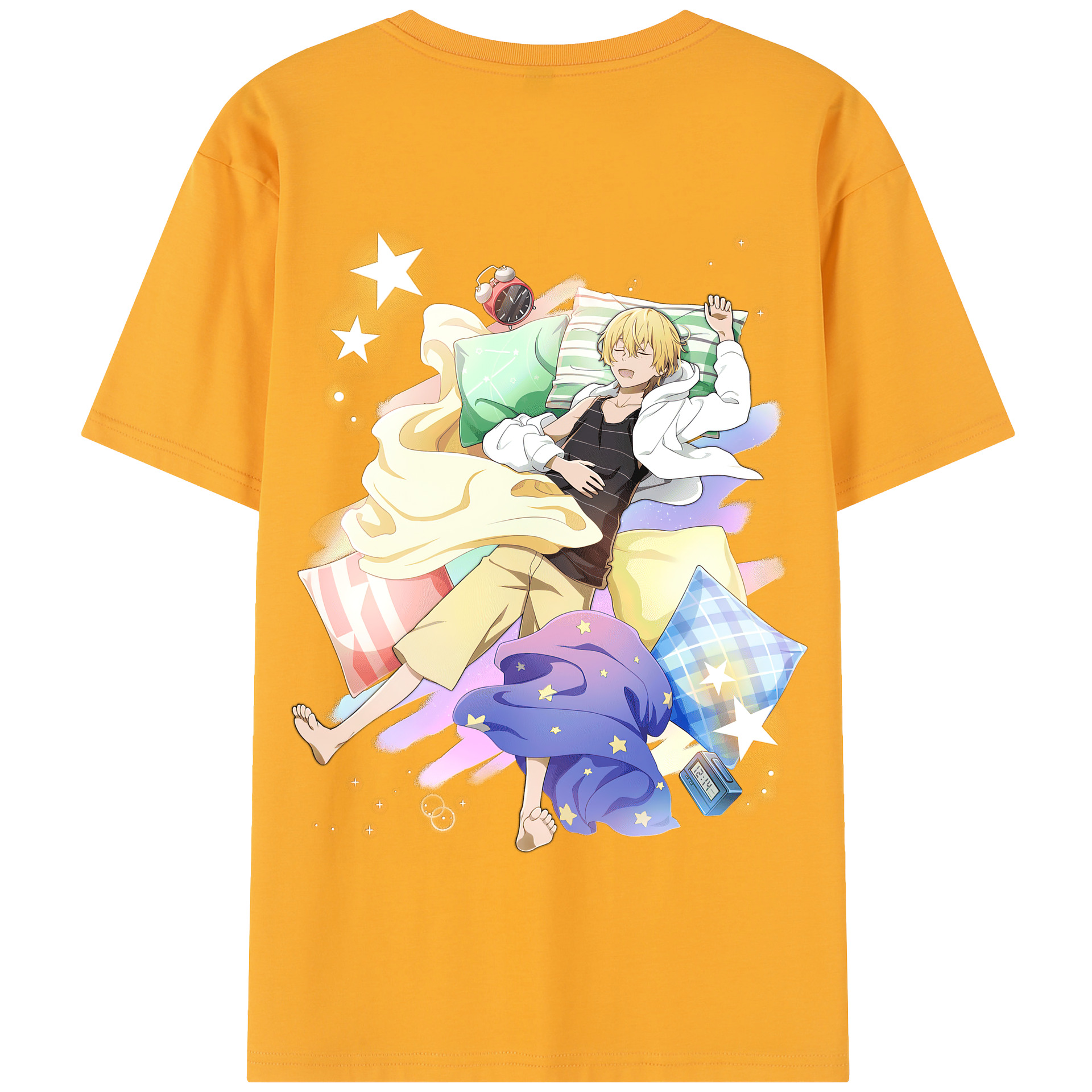 （画像用） 文豪ストレイドッグス Bungo Stray Dogs 綿100％半袖Tシャツ（背面プリント）