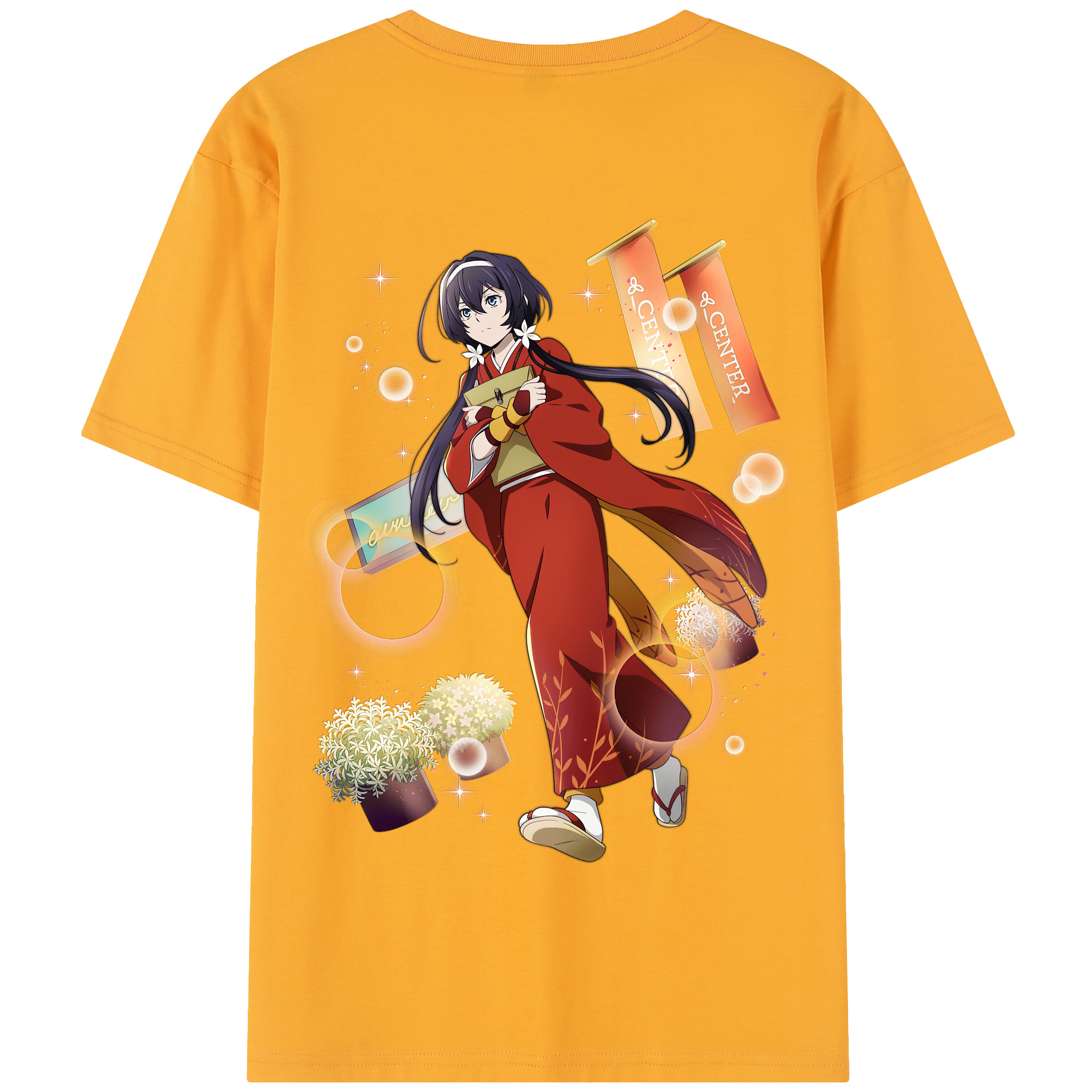 （画像用） 文豪ストレイドッグス Bungo Stray Dogs 綿100％半袖Tシャツ（背面プリント）
