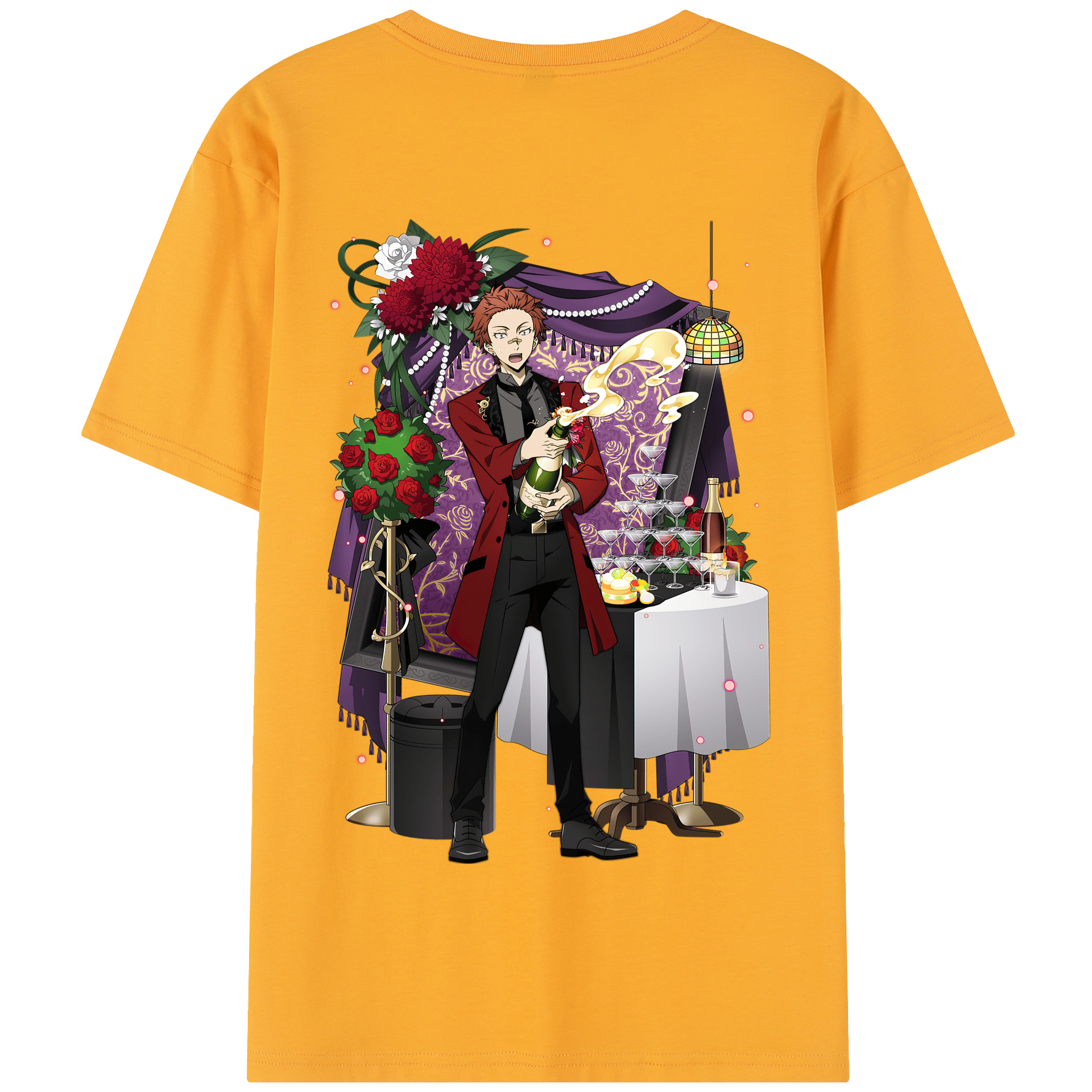（画像用） 文豪ストレイドッグス Bungo Stray Dogs 綿100％半袖Tシャツ（背面プリント）