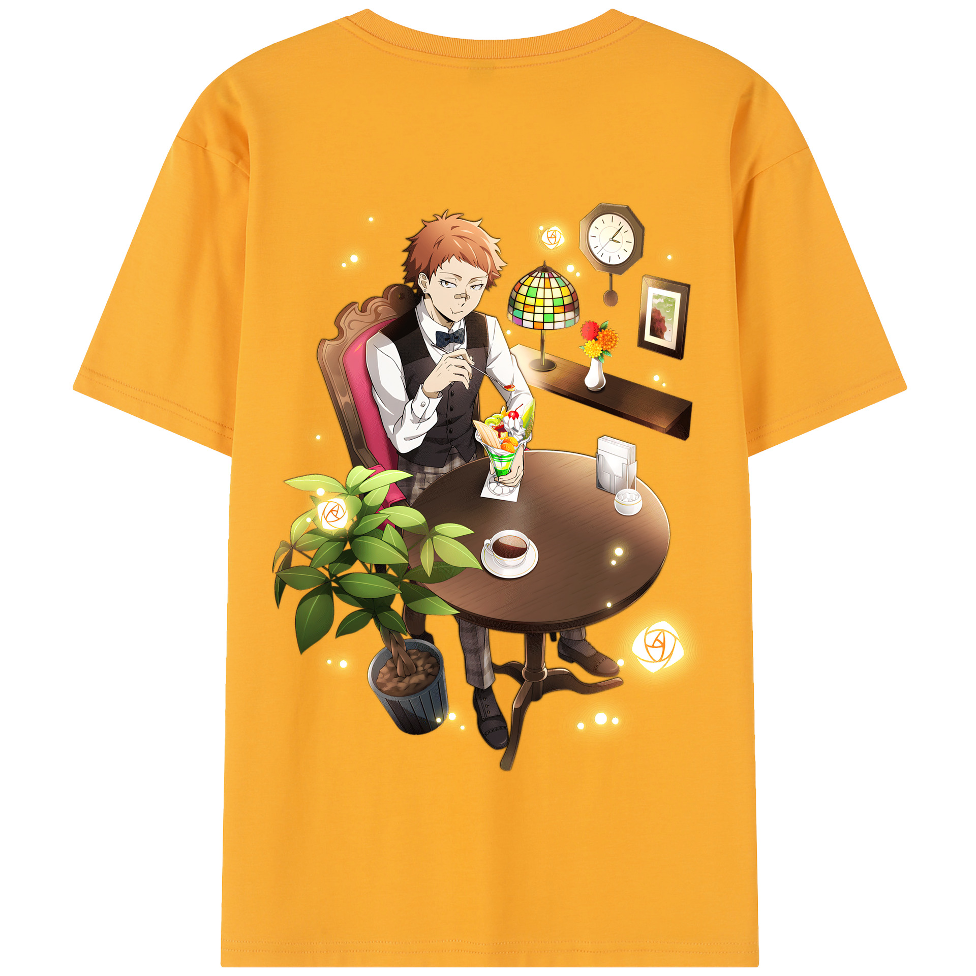 （画像用） 文豪ストレイドッグス Bungo Stray Dogs 綿100％半袖Tシャツ（背面プリント）