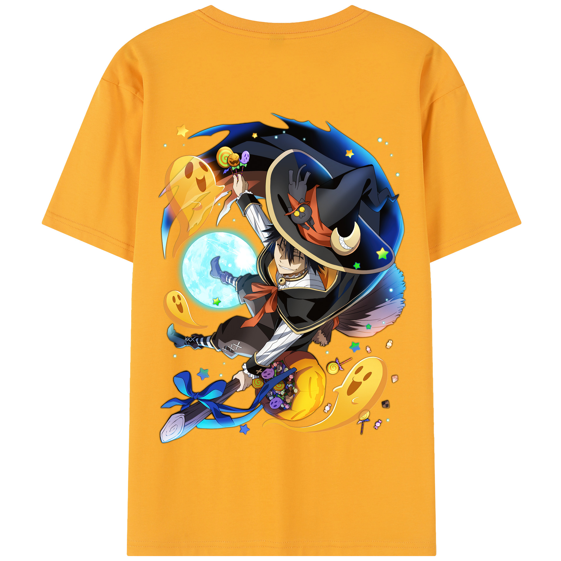 （画像用） 文豪ストレイドッグス Bungo Stray Dogs 綿100％半袖Tシャツ（背面プリント）