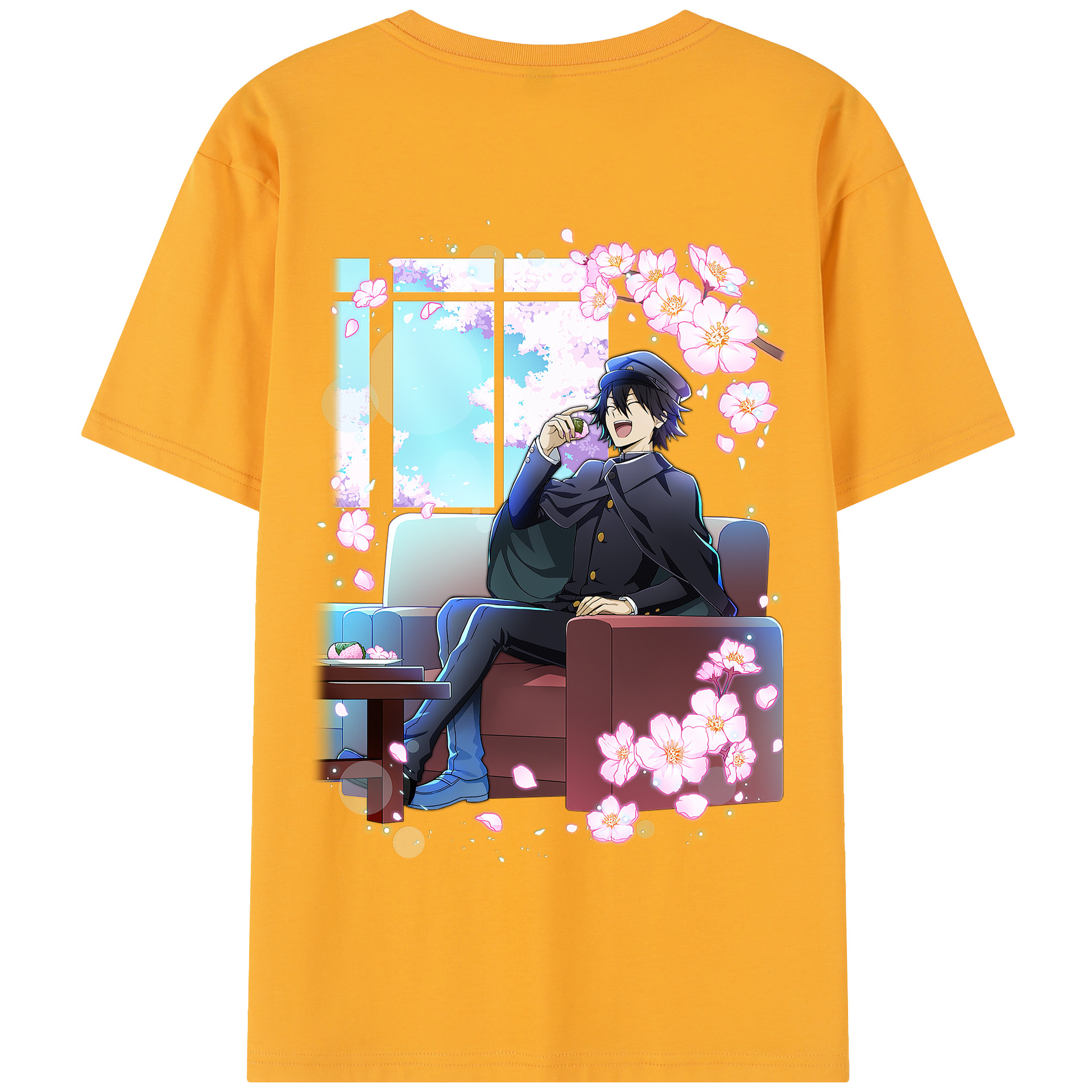 （画像用） 文豪ストレイドッグス Bungo Stray Dogs 綿100％半袖Tシャツ（背面プリント）