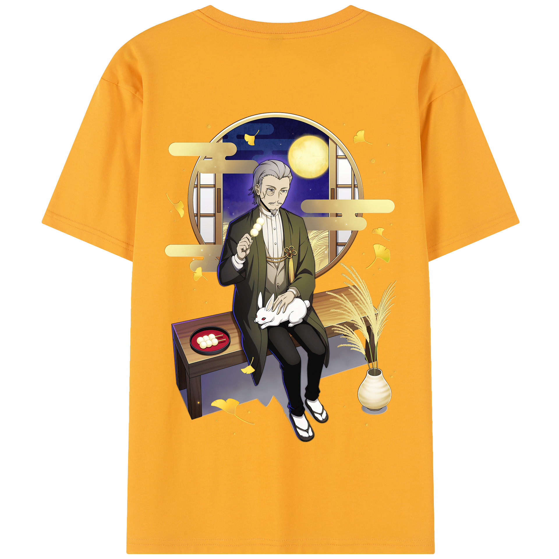 （画像用） 文豪ストレイドッグス Bungo Stray Dogs 綿100％半袖Tシャツ（背面プリント）