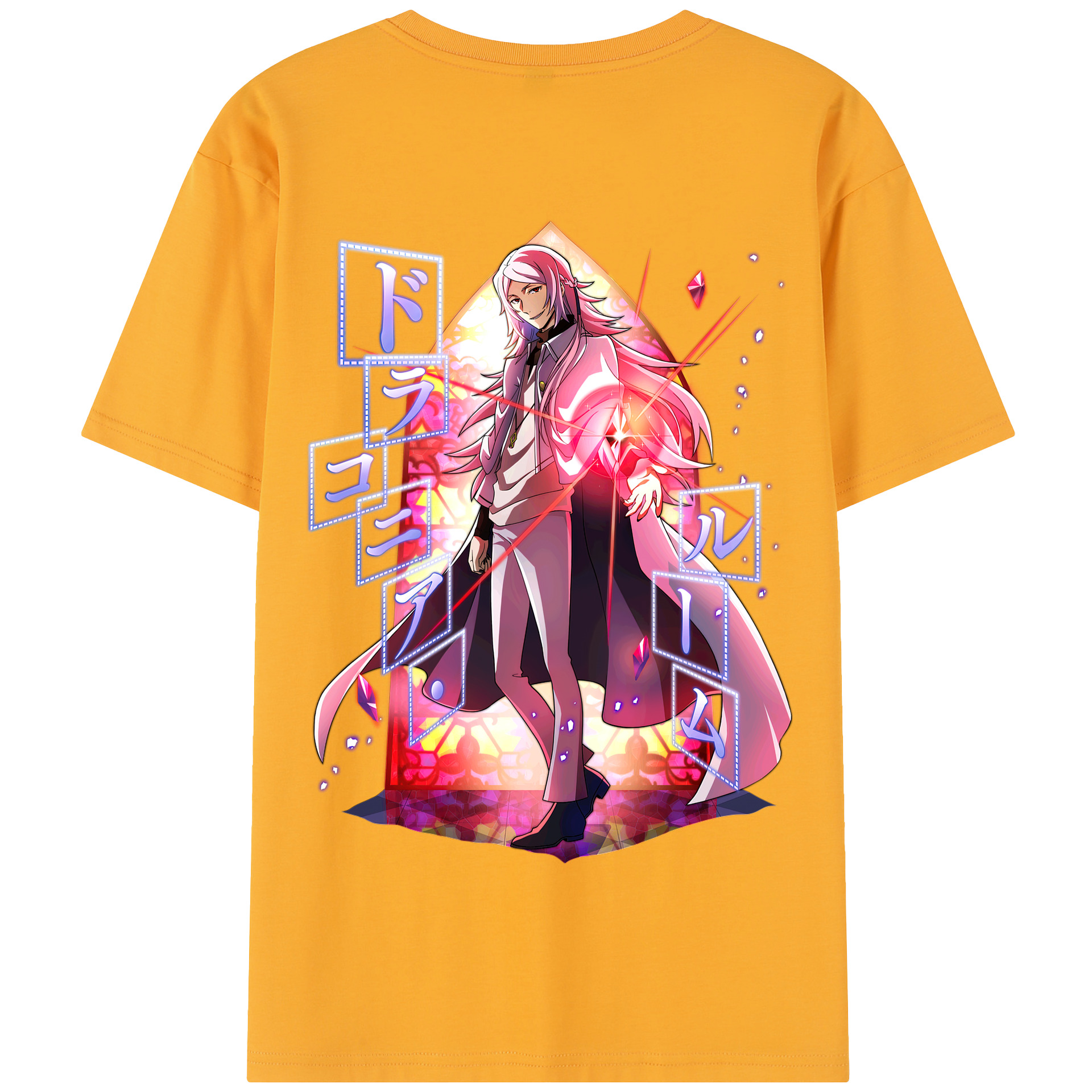 （画像用） 文豪ストレイドッグス Bungo Stray Dogs 綿100％半袖Tシャツ（背面プリント）