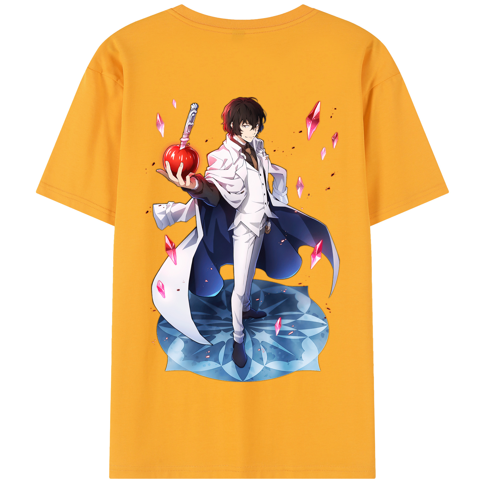 （画像用） 文豪ストレイドッグス Bungo Stray Dogs 綿100％半袖Tシャツ（背面プリント）