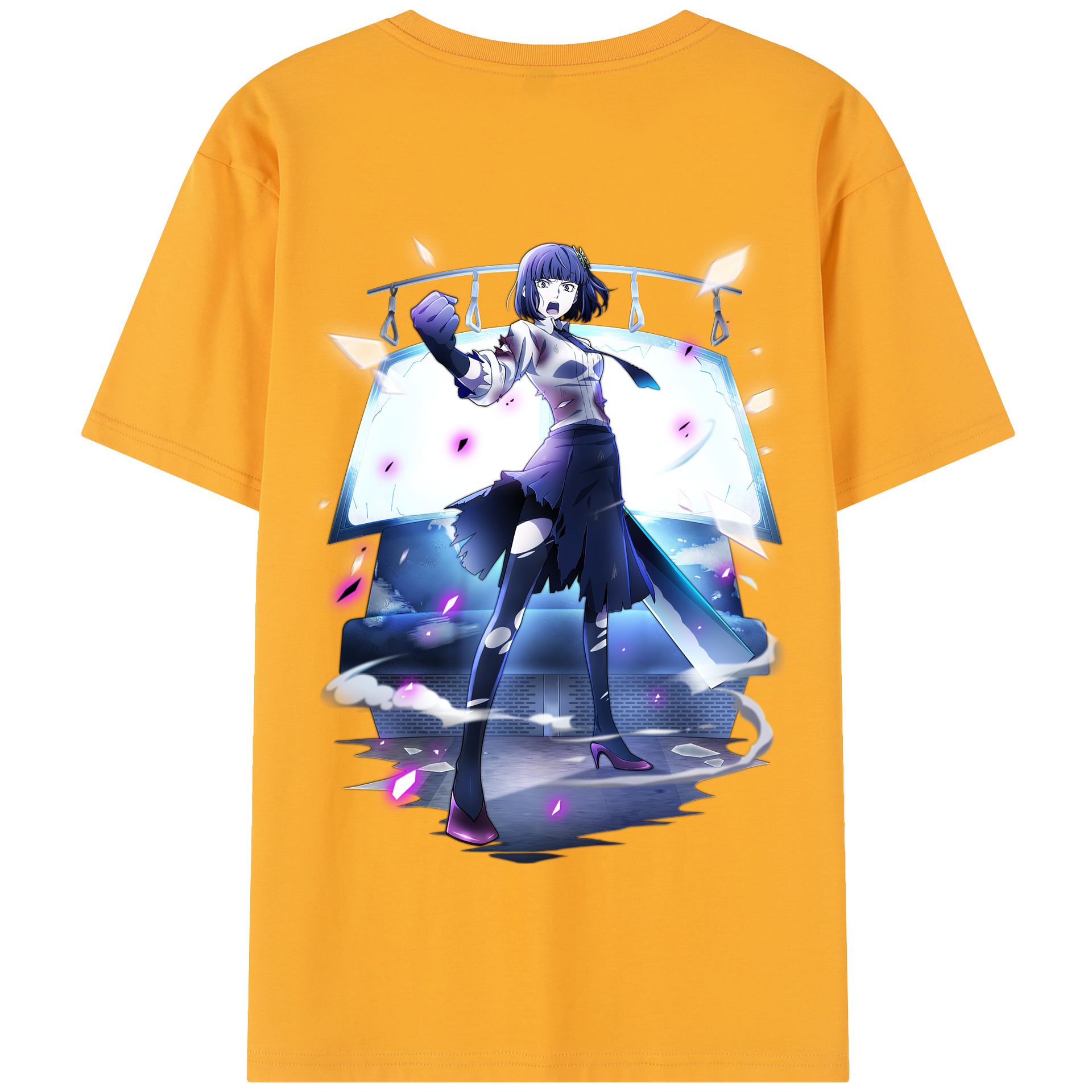 （画像用） 文豪ストレイドッグス Bungo Stray Dogs 綿100％半袖Tシャツ（背面プリント）